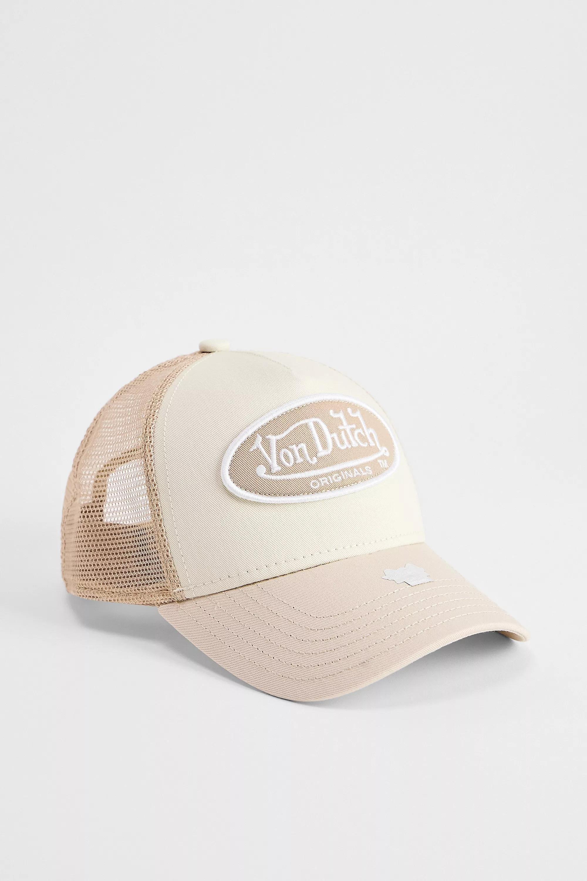 Beige Von Dutch Boston Trucker Cap, BEIGE, large image number 1