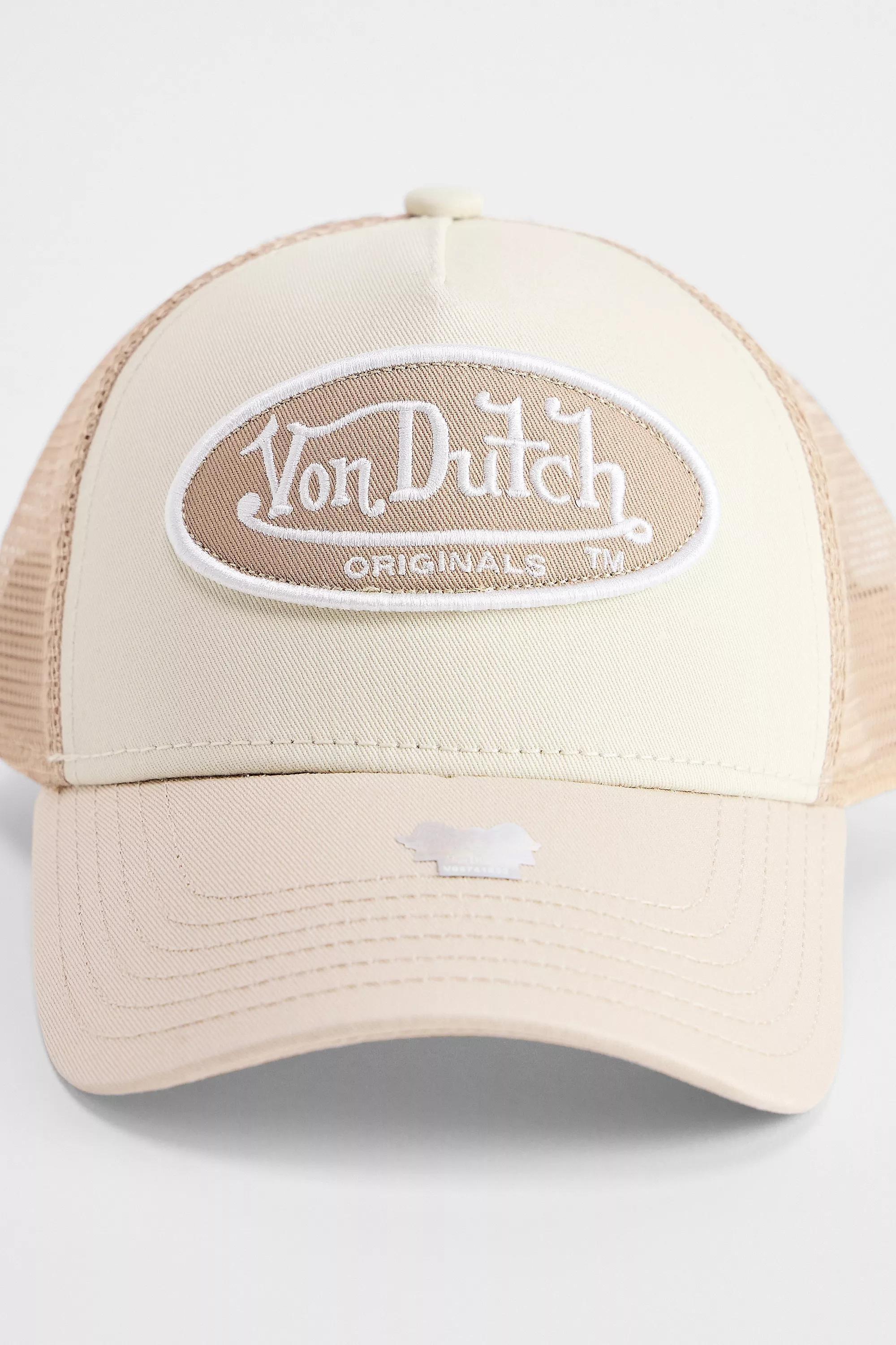 Beige Von Dutch Boston Trucker Cap, BEIGE, large image number 2