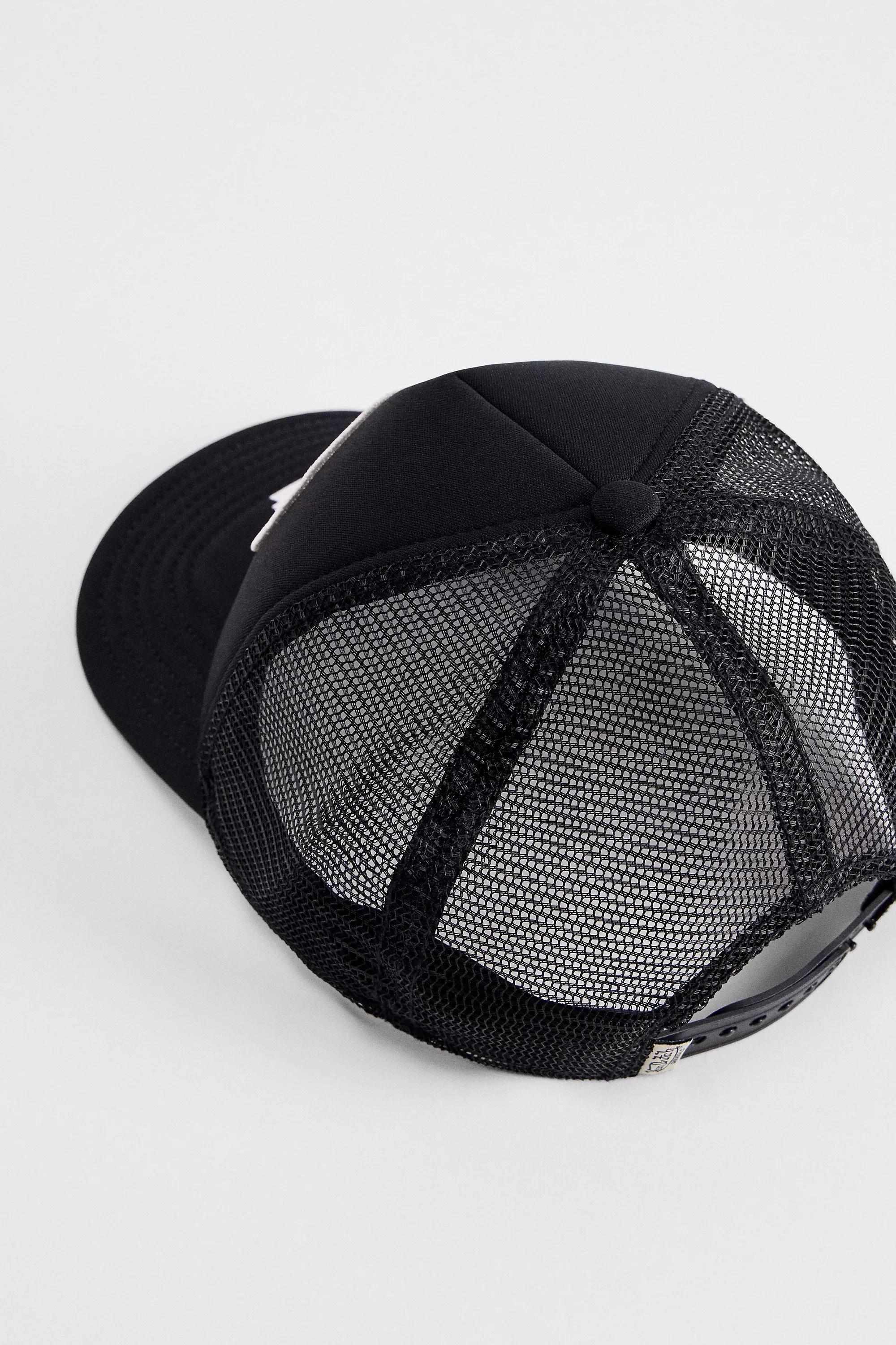 Black Tampa Trucker Cap, BLK, large image number 3
