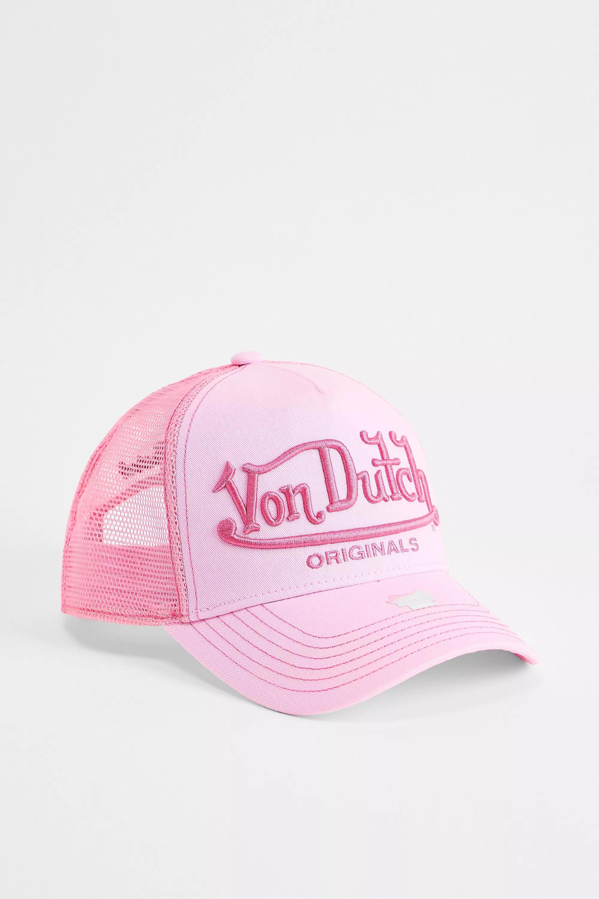 Pink Von Dutch Riverside Trucker Cap, PINK, large image number 0