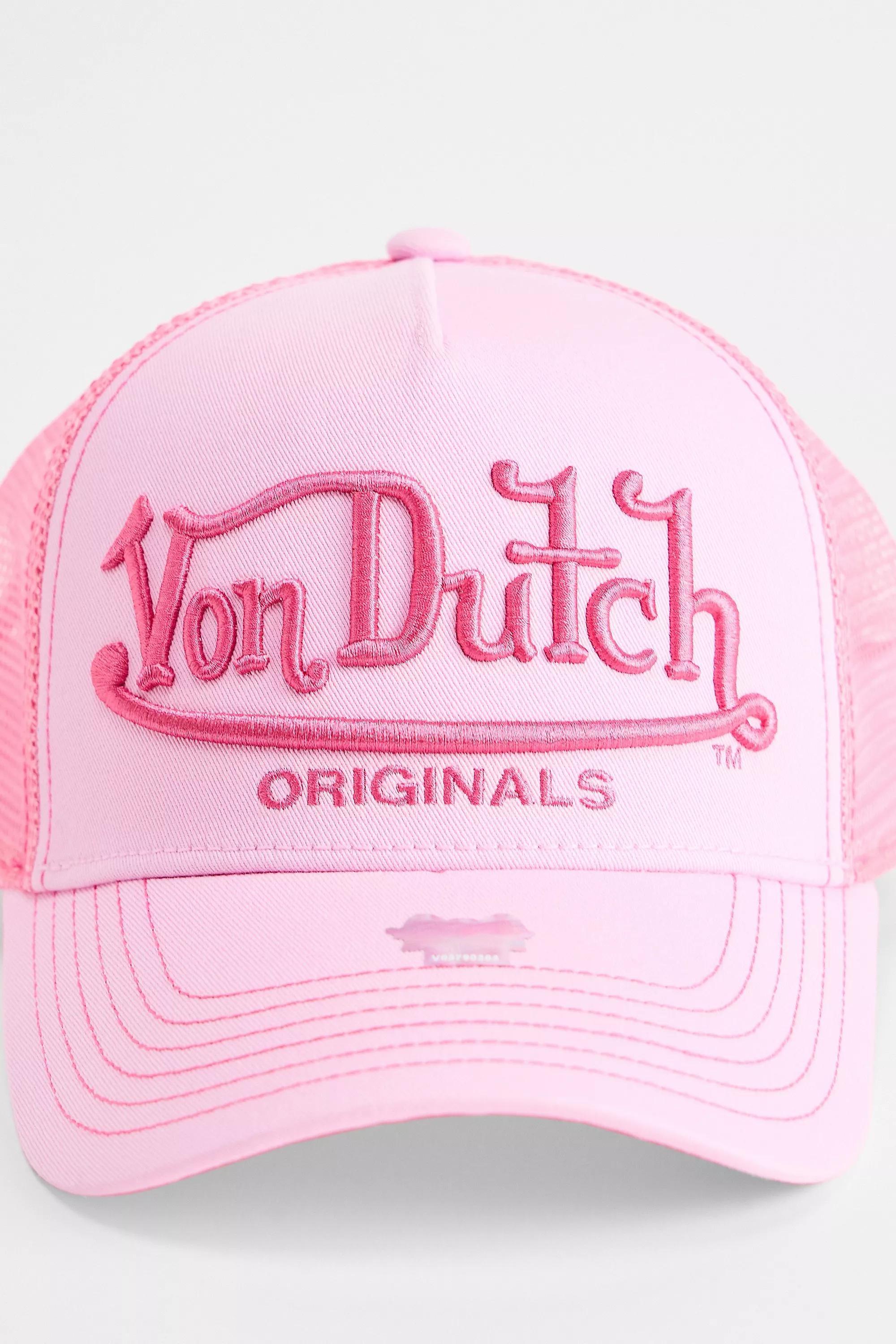 Pink Von Dutch Riverside Trucker Cap, PINK, large image number 1