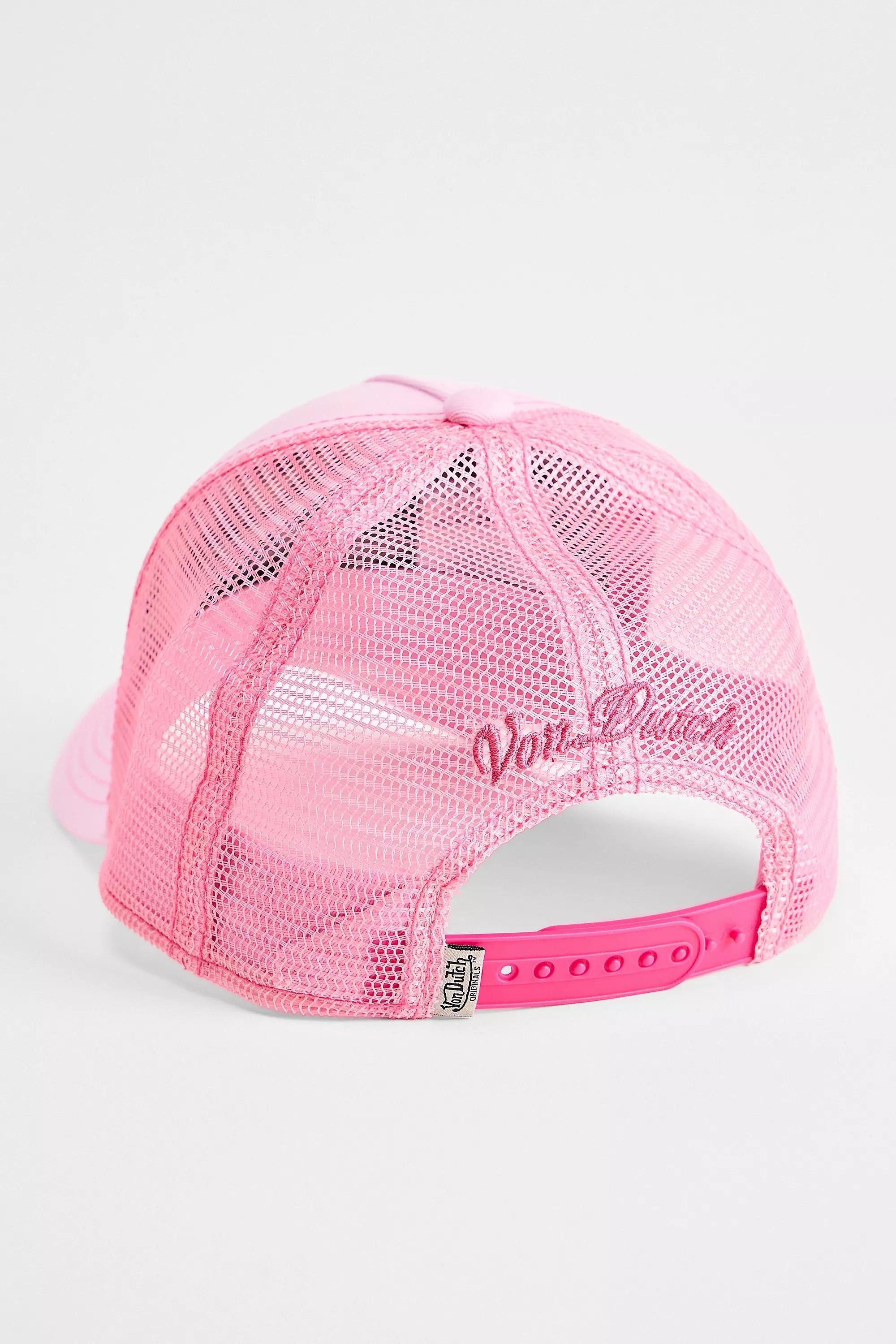 Pink Von Dutch Riverside Trucker Cap, PINK, large image number 3