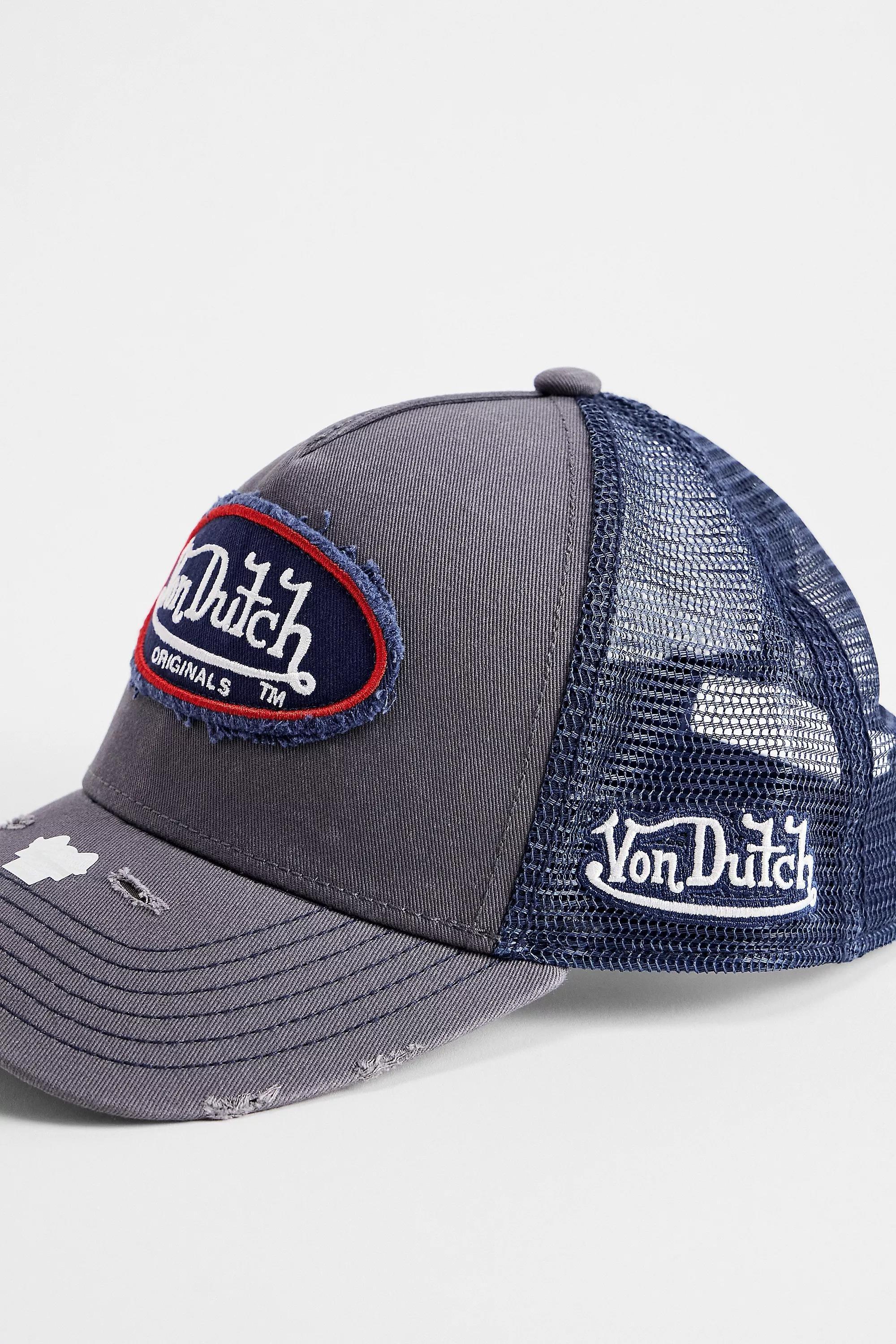 Grey Von Dutch Kalmar Trucker Cap, GREY, large image number 2