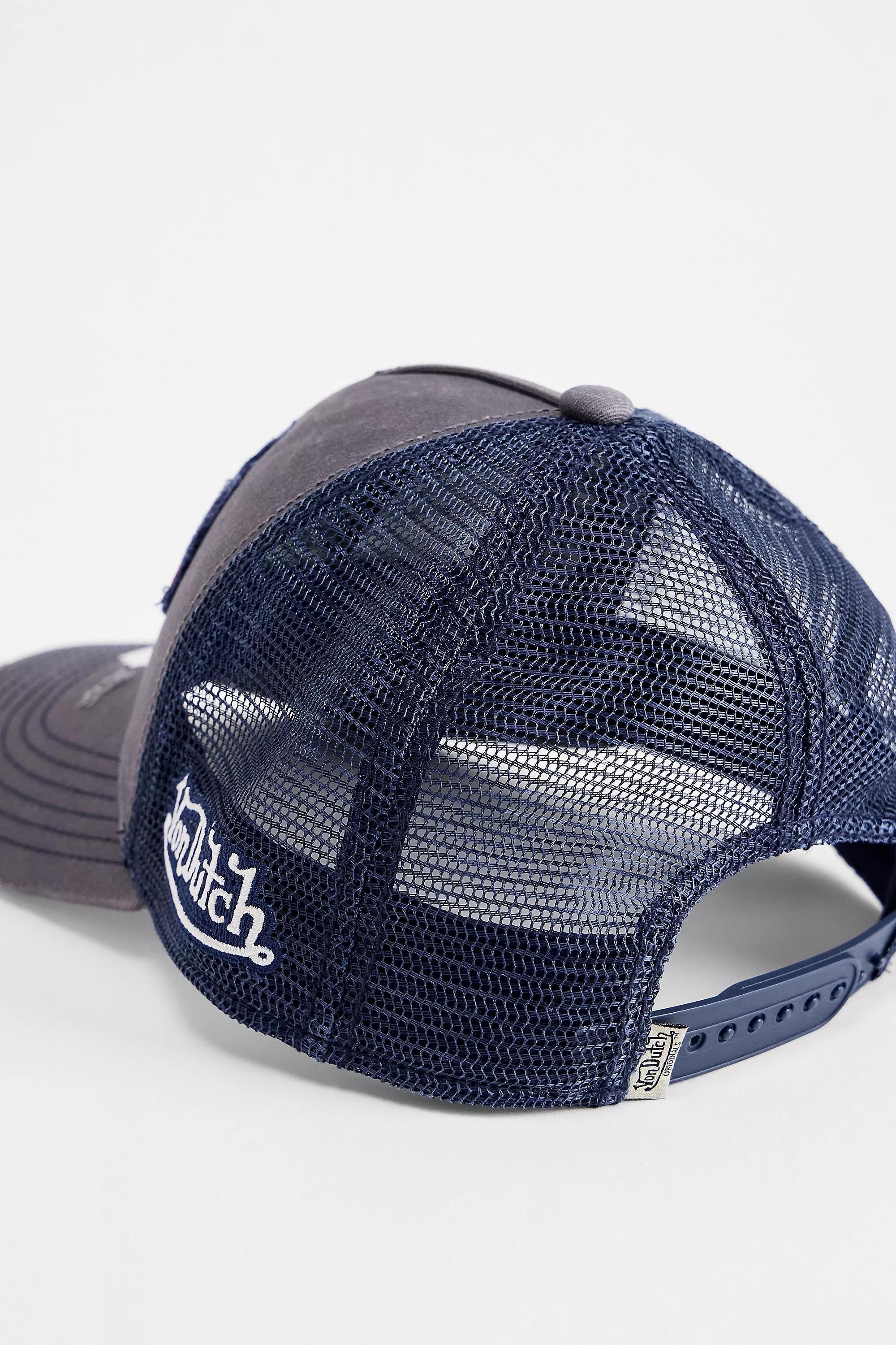 Grey Von Dutch Kalmar Trucker Cap, GREY, large image number 3
