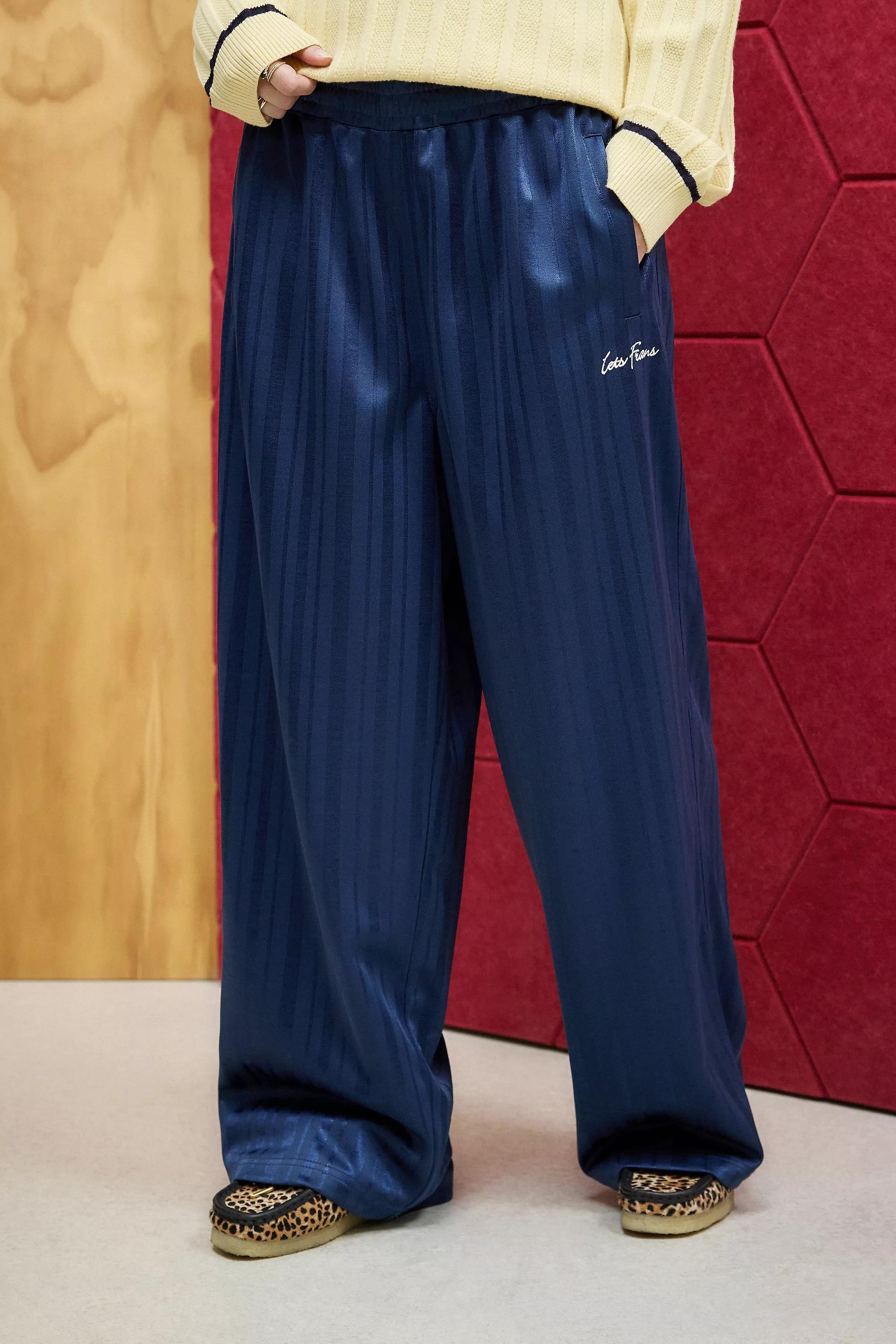 Navy Iets Frans... Shadow Stripe Harri Joggers, , large image number 0