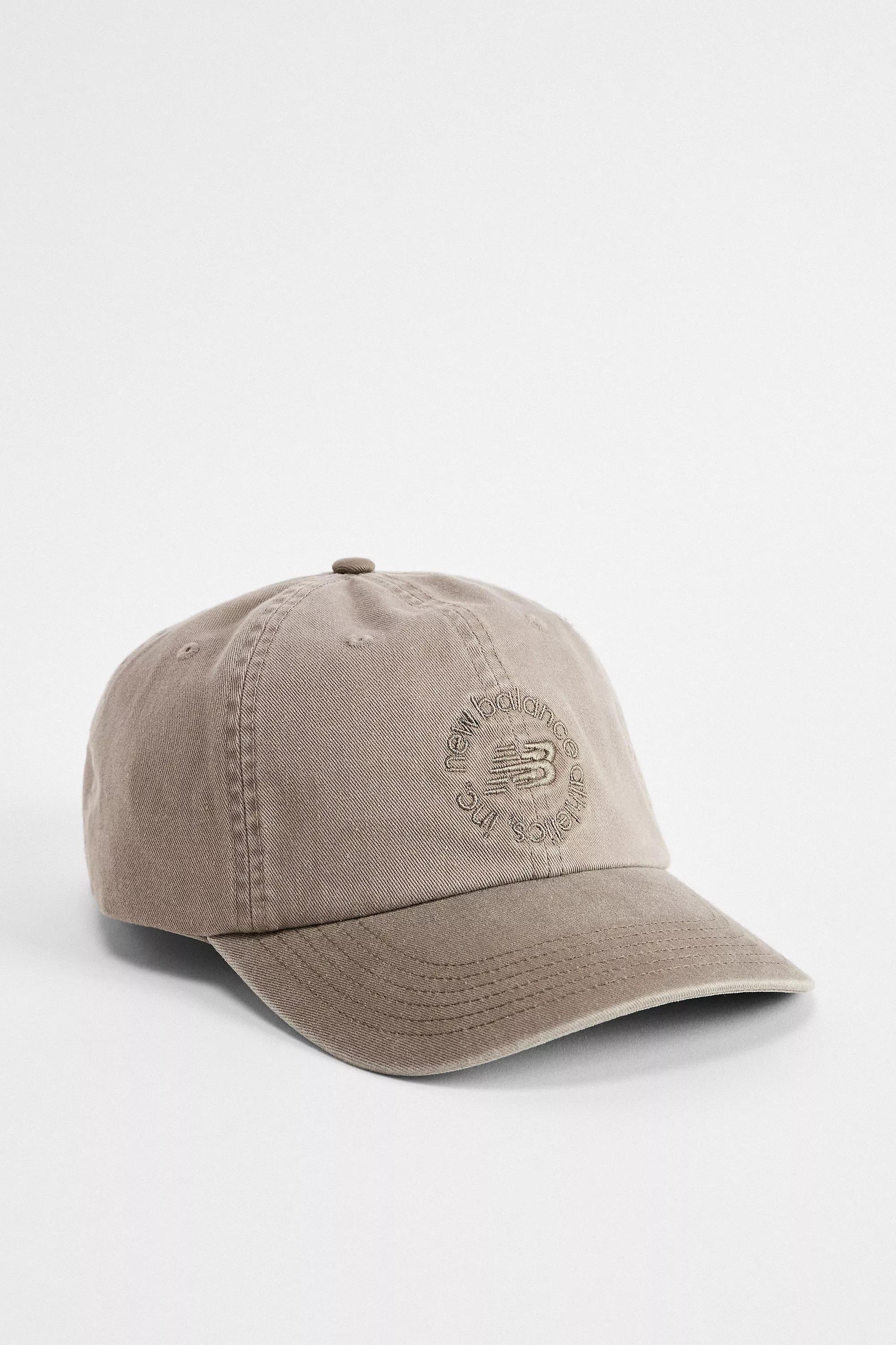 Beige New Balance Circle Graphic Cap, LIGHT SAND, large image number 1