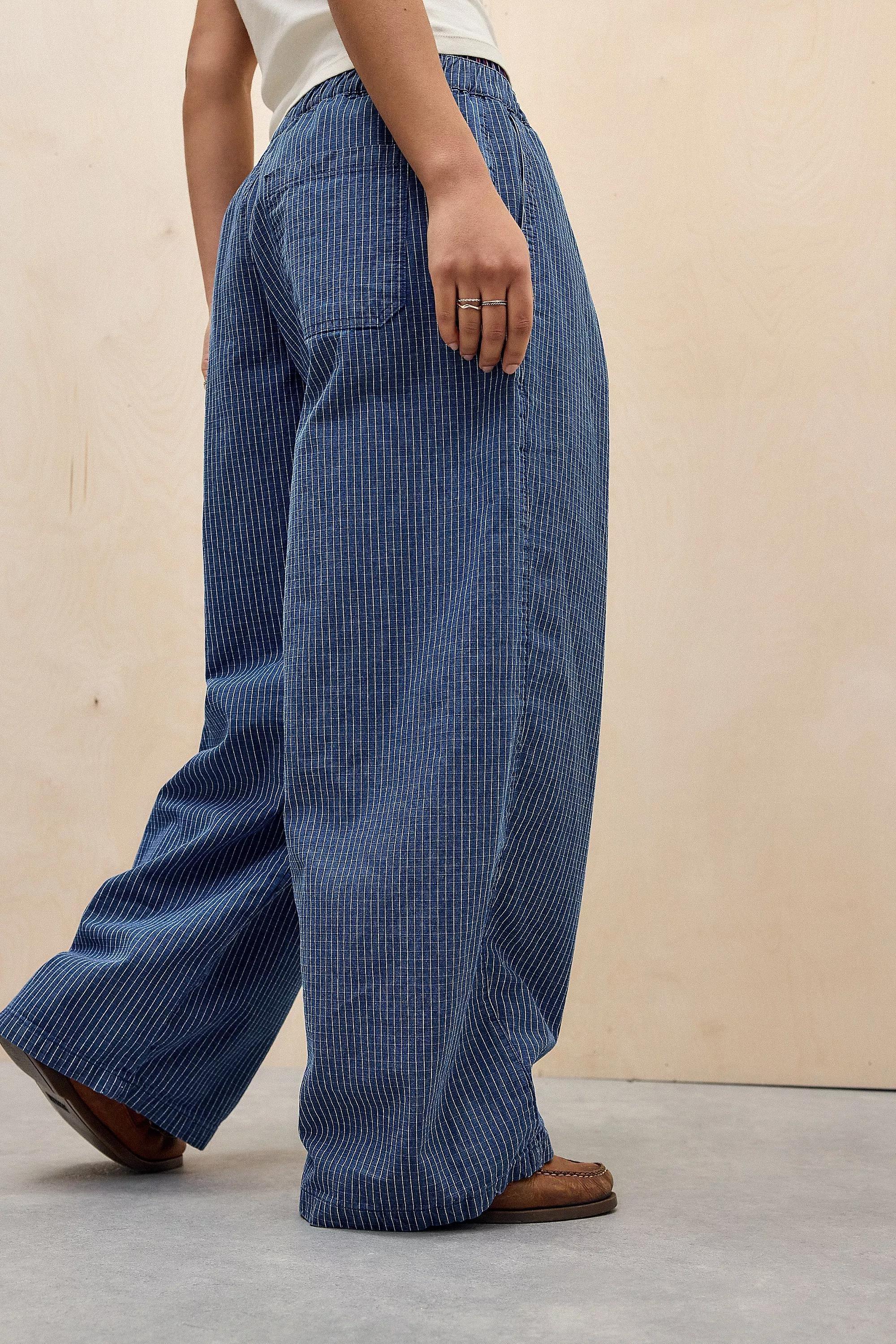 Blue Bobbi Bdg Striped Ripstop Pants, , large image number 3