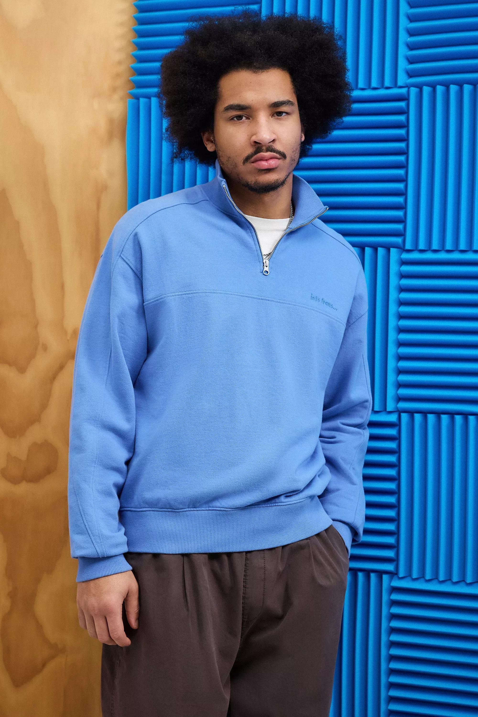 Blue Iets Frans... Panel Pullover, , large image number 0