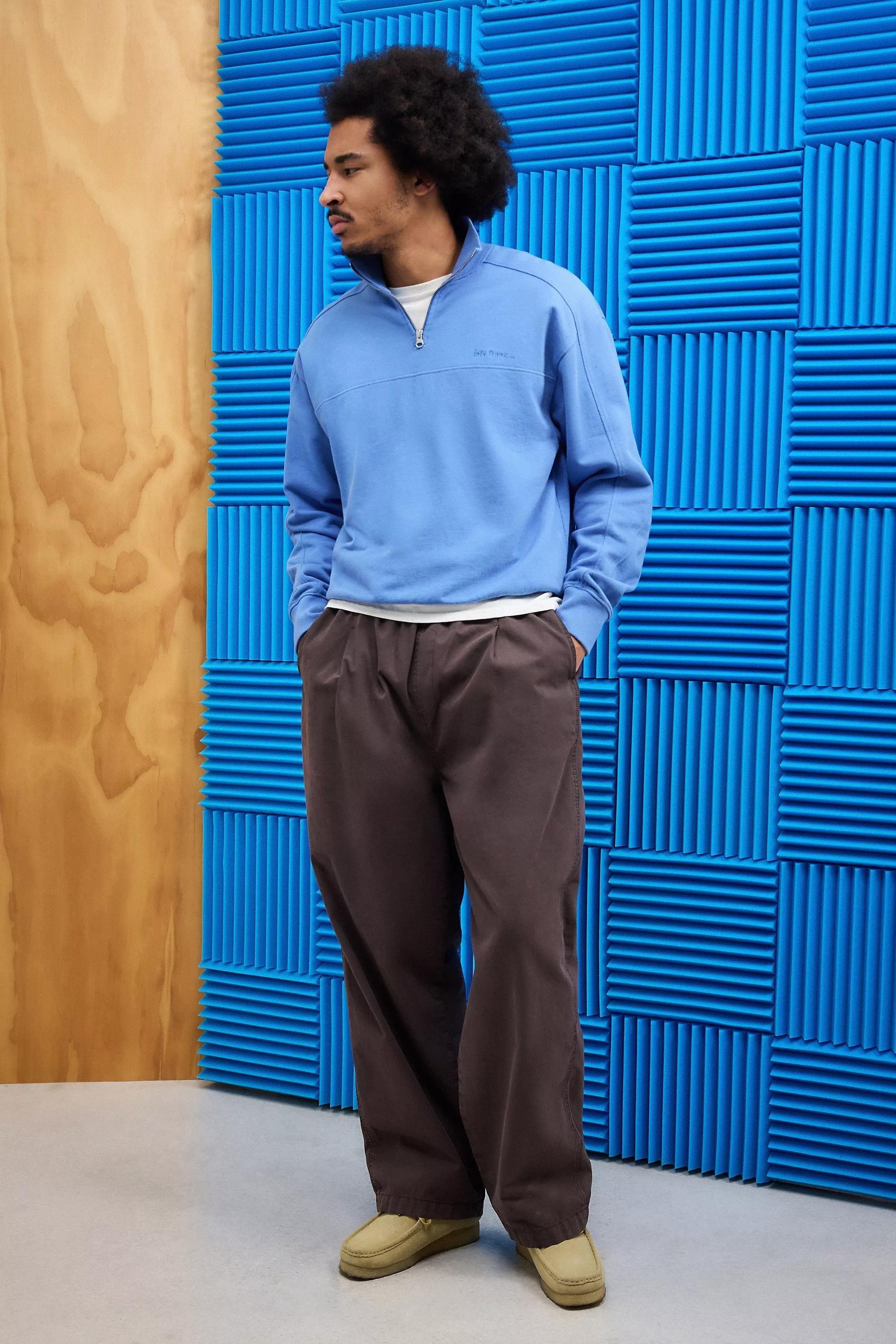 Blue Iets Frans... Panel Pullover, , large image number 1