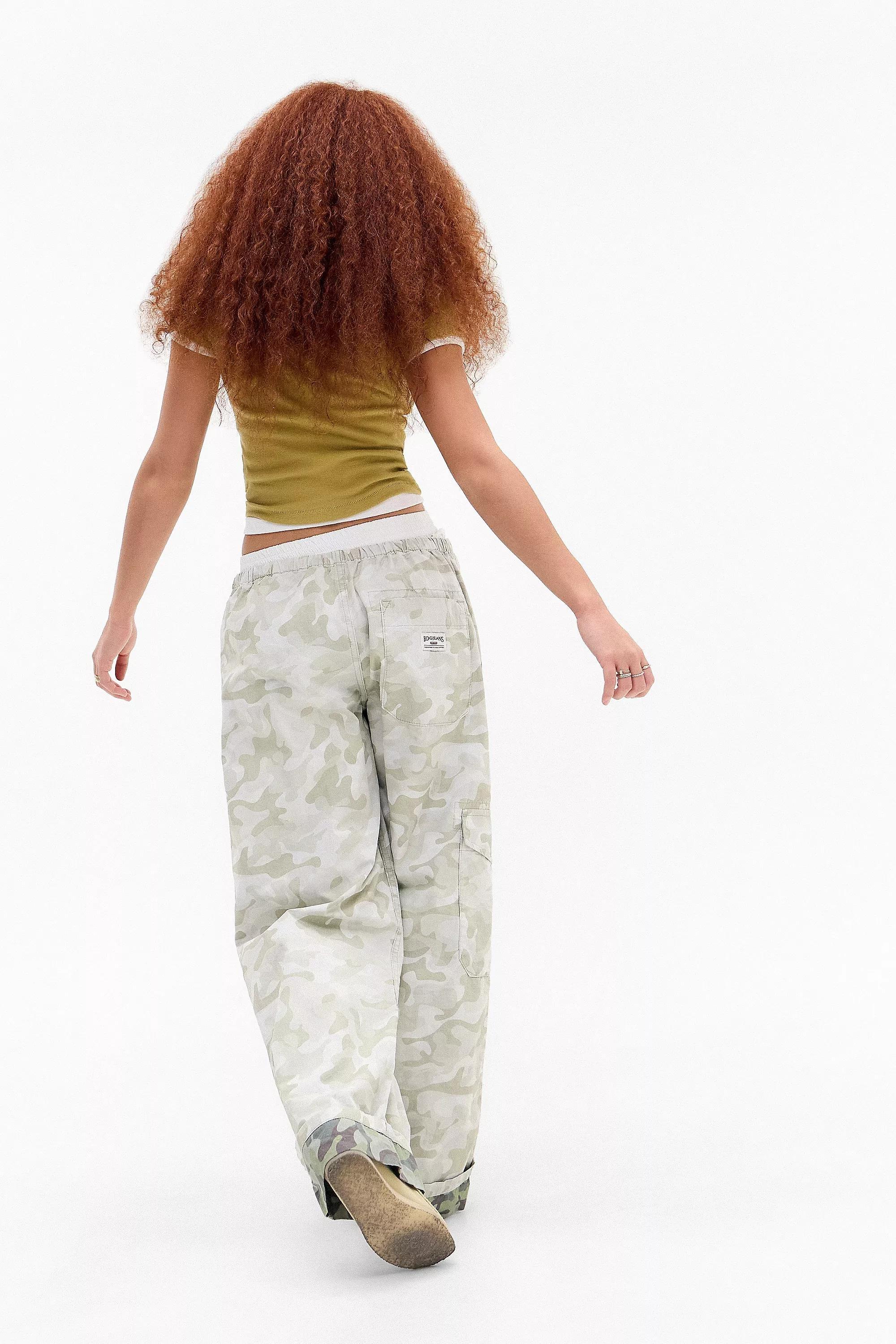 Khaki Bdg Reversible Camo Pull-On Trousers, , large image number 3