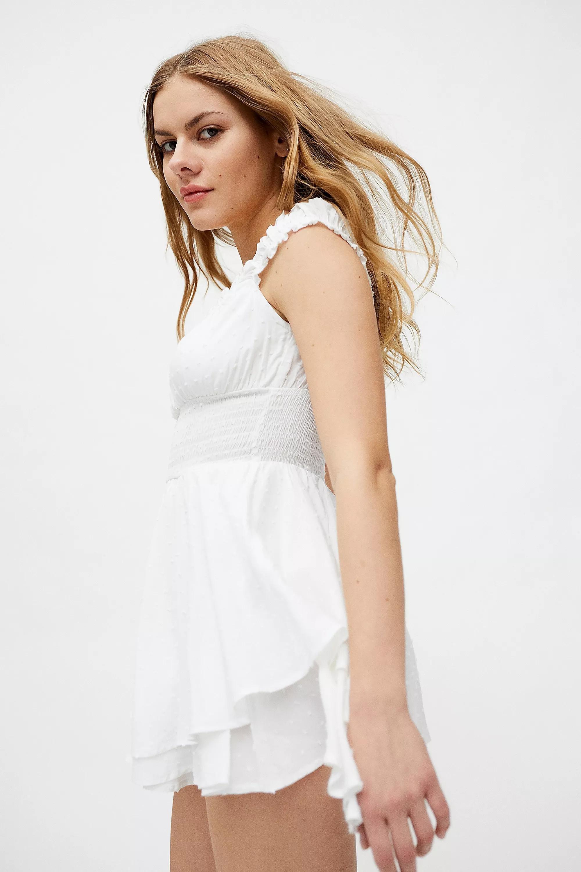 White Kimchi Blue Romper, , large image number 2