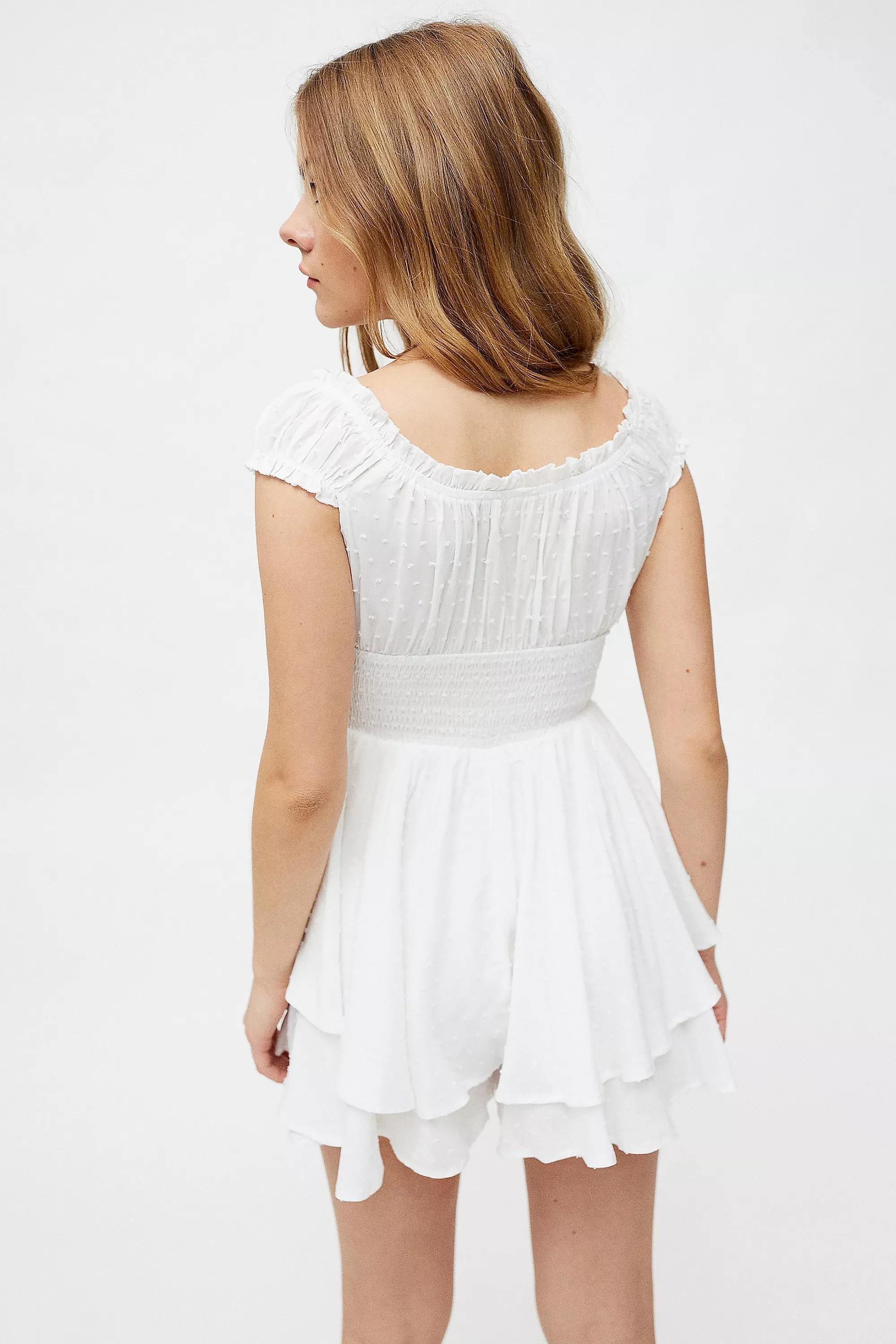White Kimchi Blue Romper, , large image number 3