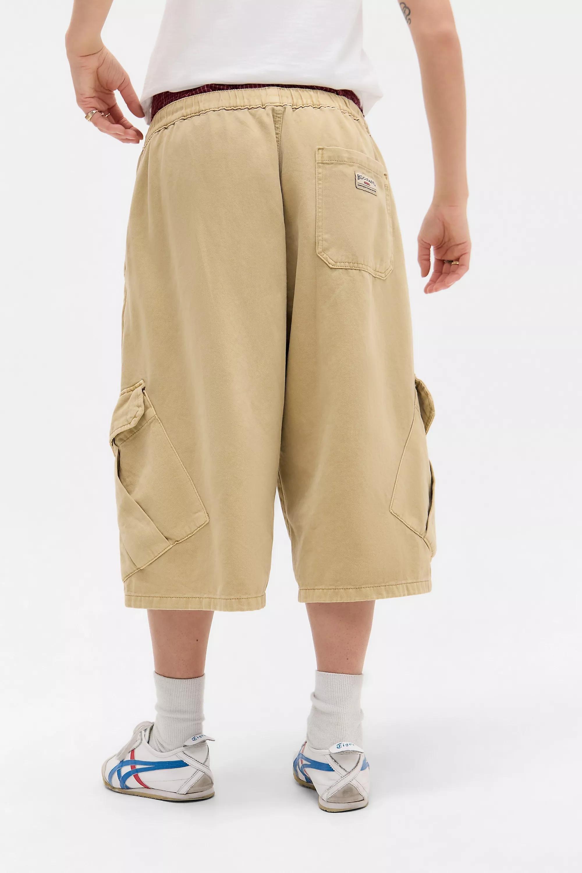 Beige Bdg Dallas Cropped Cargo Trousers, , large image number 6