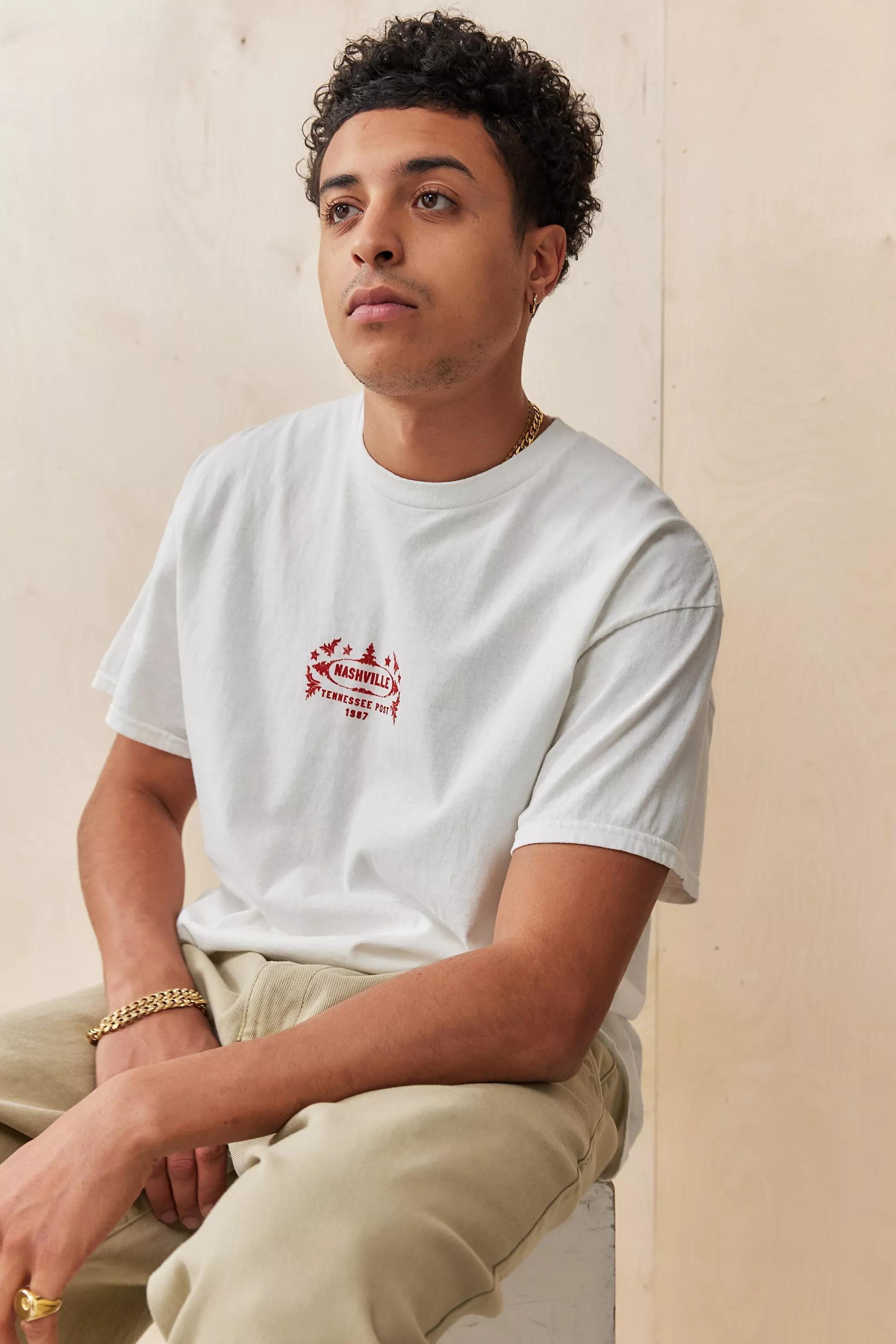 White Uo Printed T-Shirt, , large image number 3