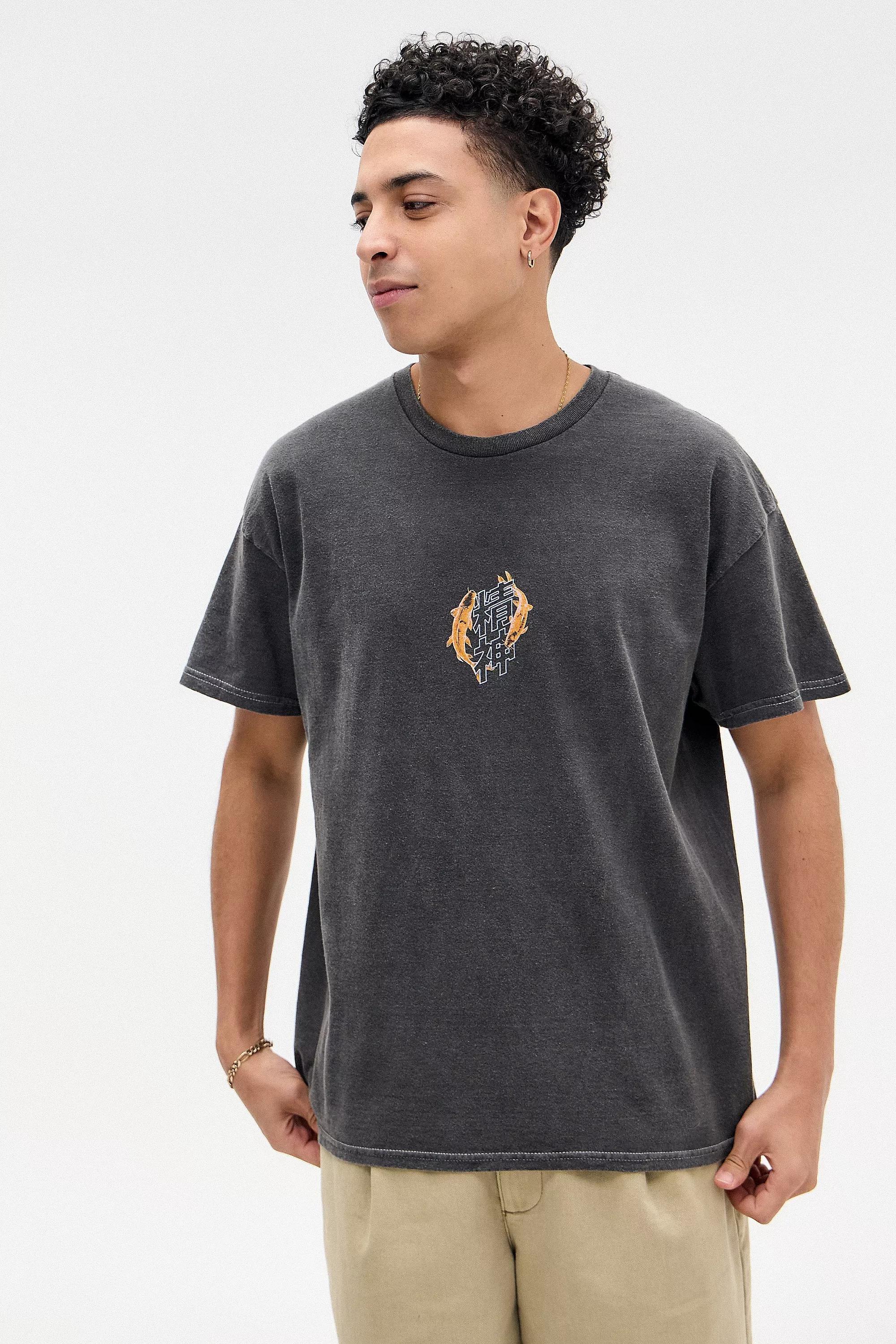 Black Koi Fish T-Shirt, , large image number 0