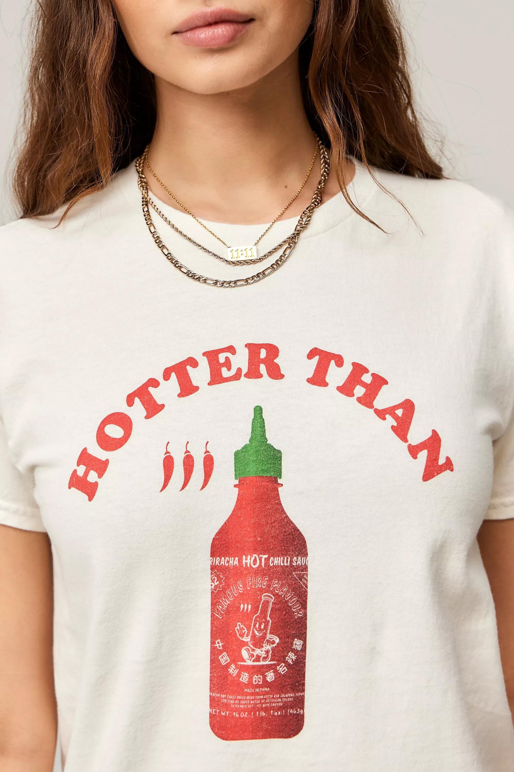 White Uo Sriracha T-Shirt, , large image number 1