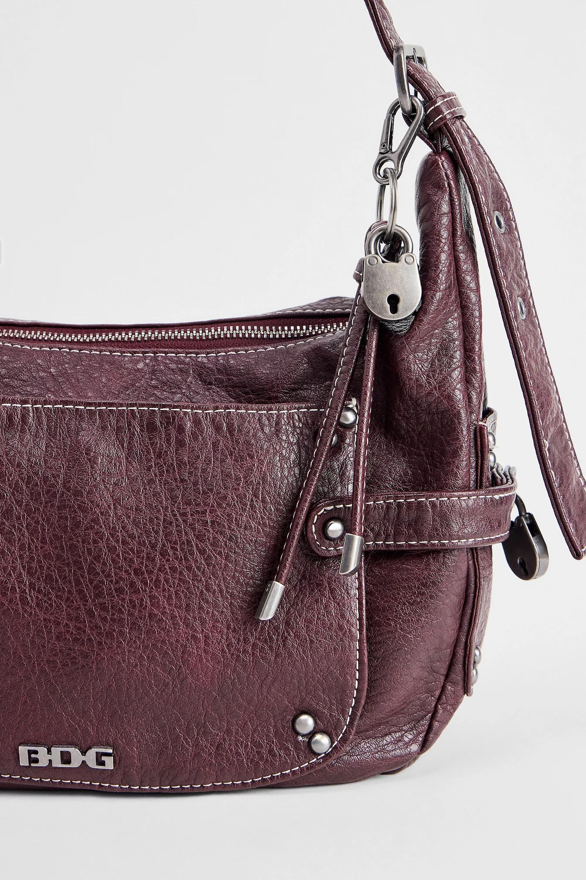 BDG Reggie Faux Leather Sling Bag, D PP, medium