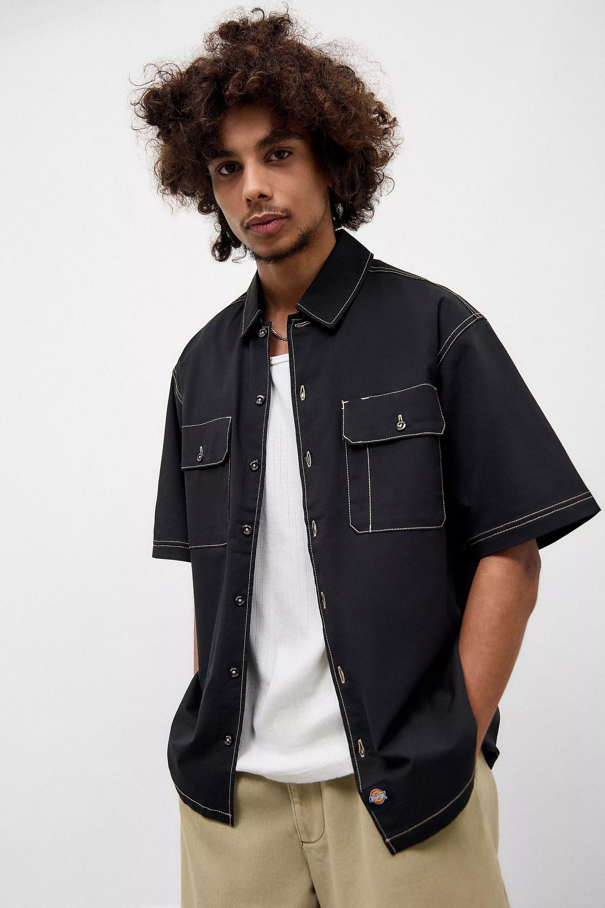 Black Dickies Riverbend Work Shirt, , large image number 0