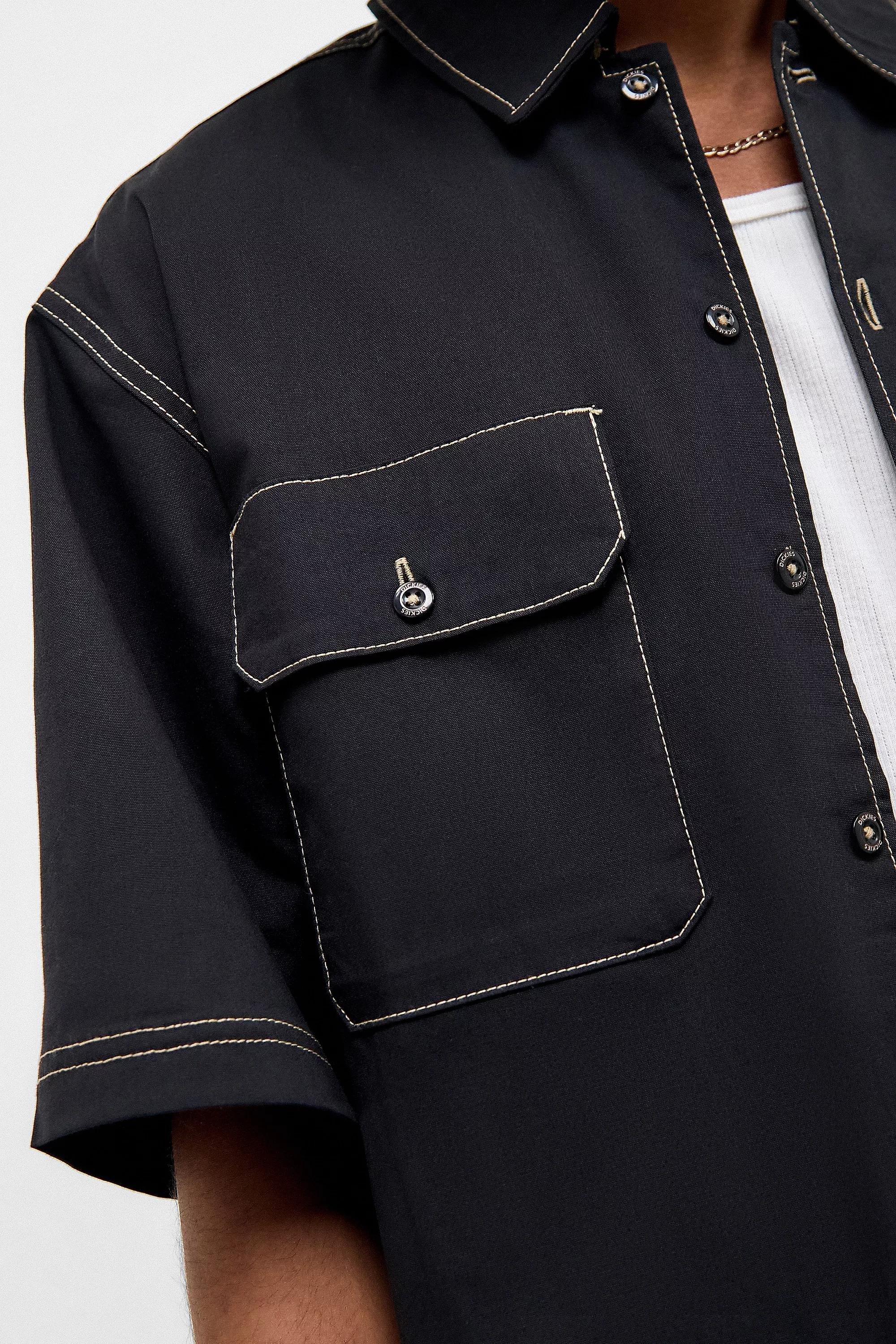 Black Dickies Riverbend Work Shirt, , large image number 2