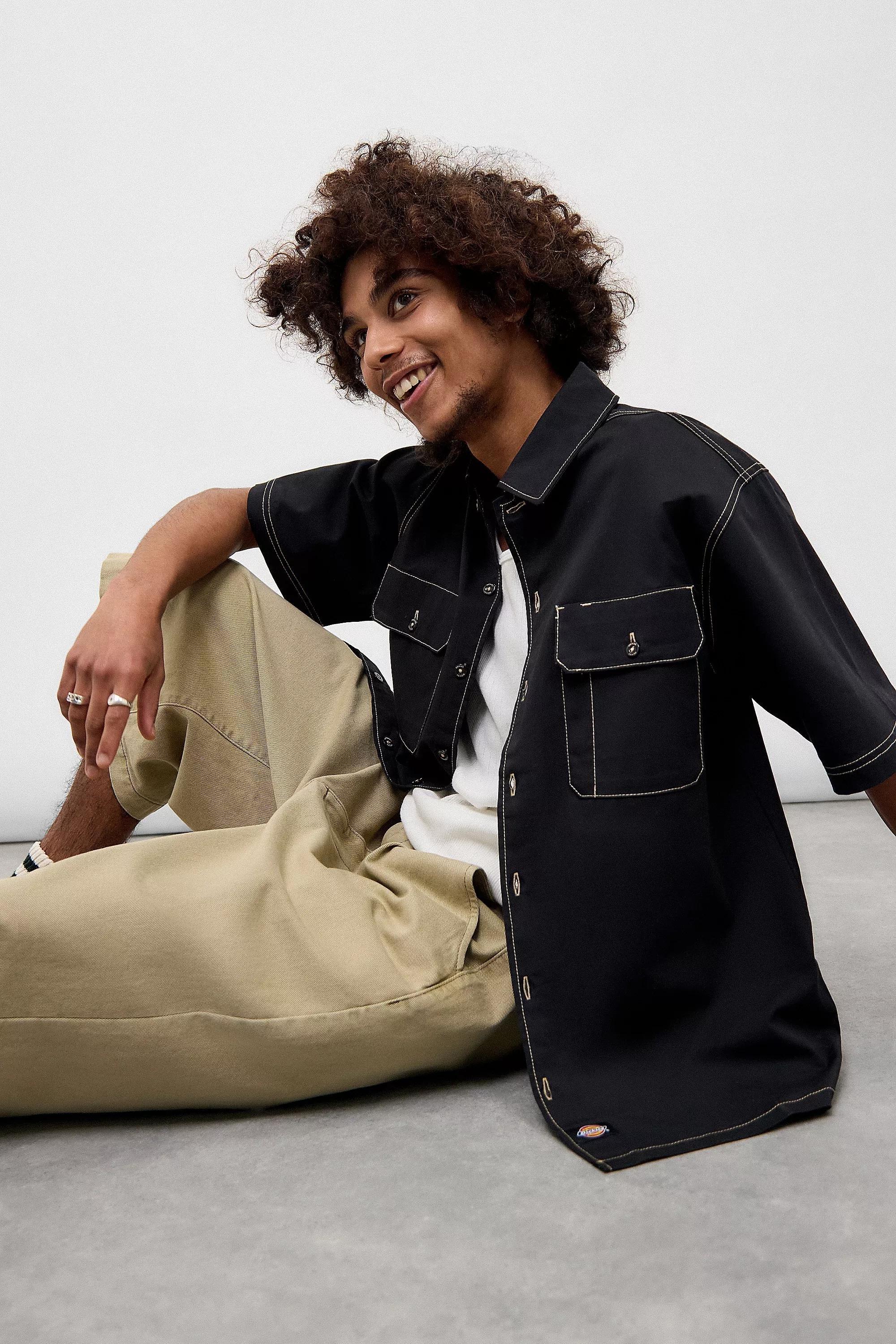 Black Dickies Riverbend Work Shirt, , large image number 3