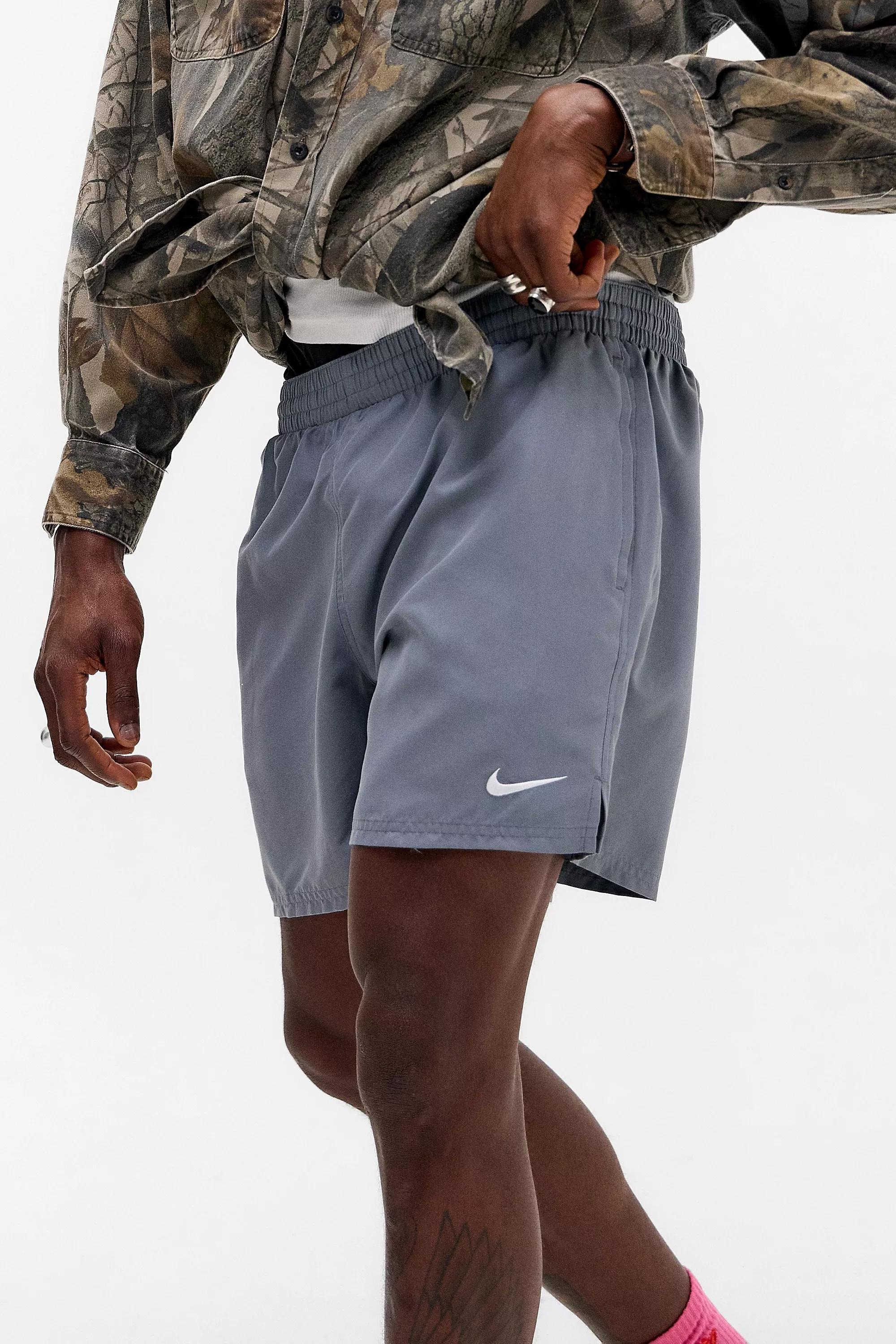 Grey Nike Cool Grey Swim Shorts, , large image number 5