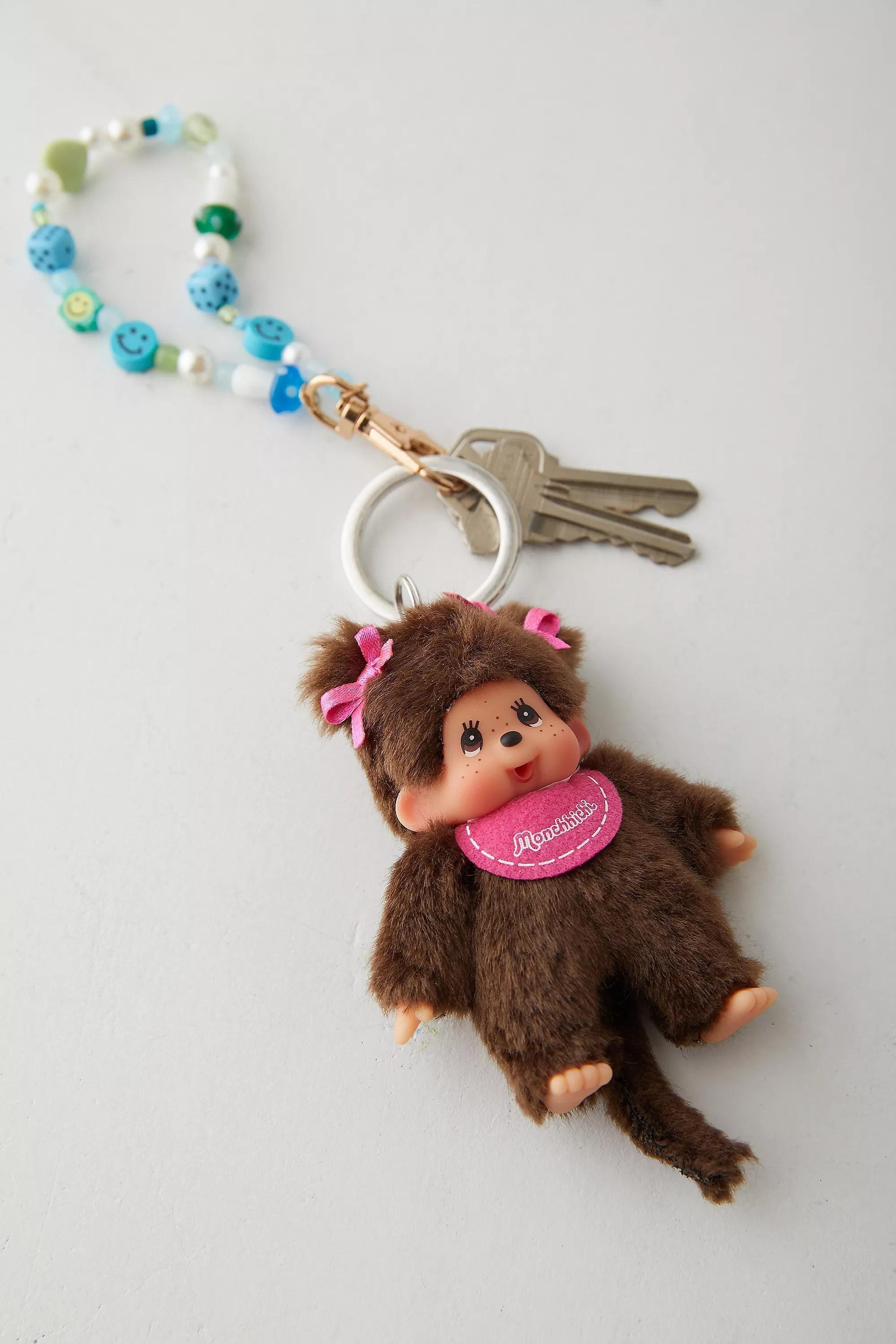 Multicolour Monchhichi Classic Keyring, ASSORT, large image number 0