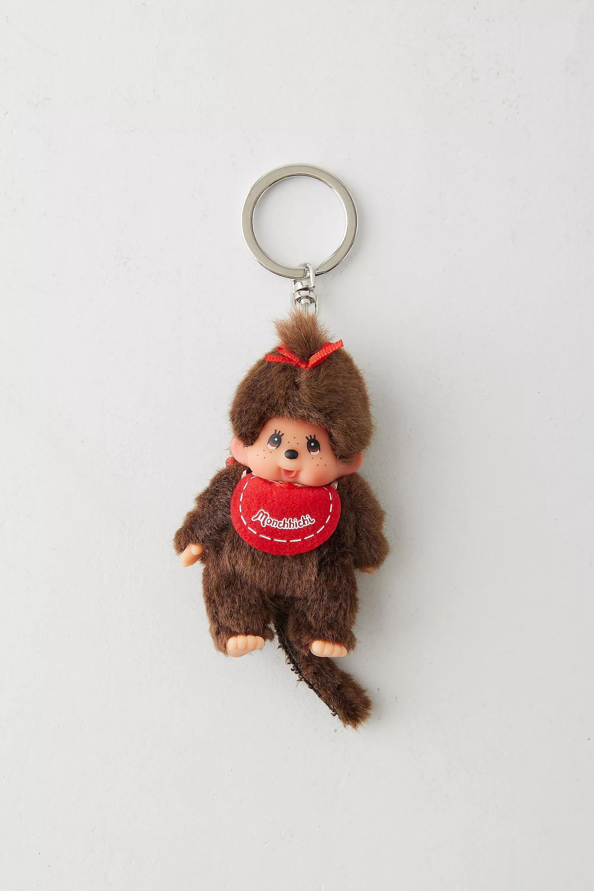Multicolour Monchhichi Classic Keyring, ASSORT, large image number 1
