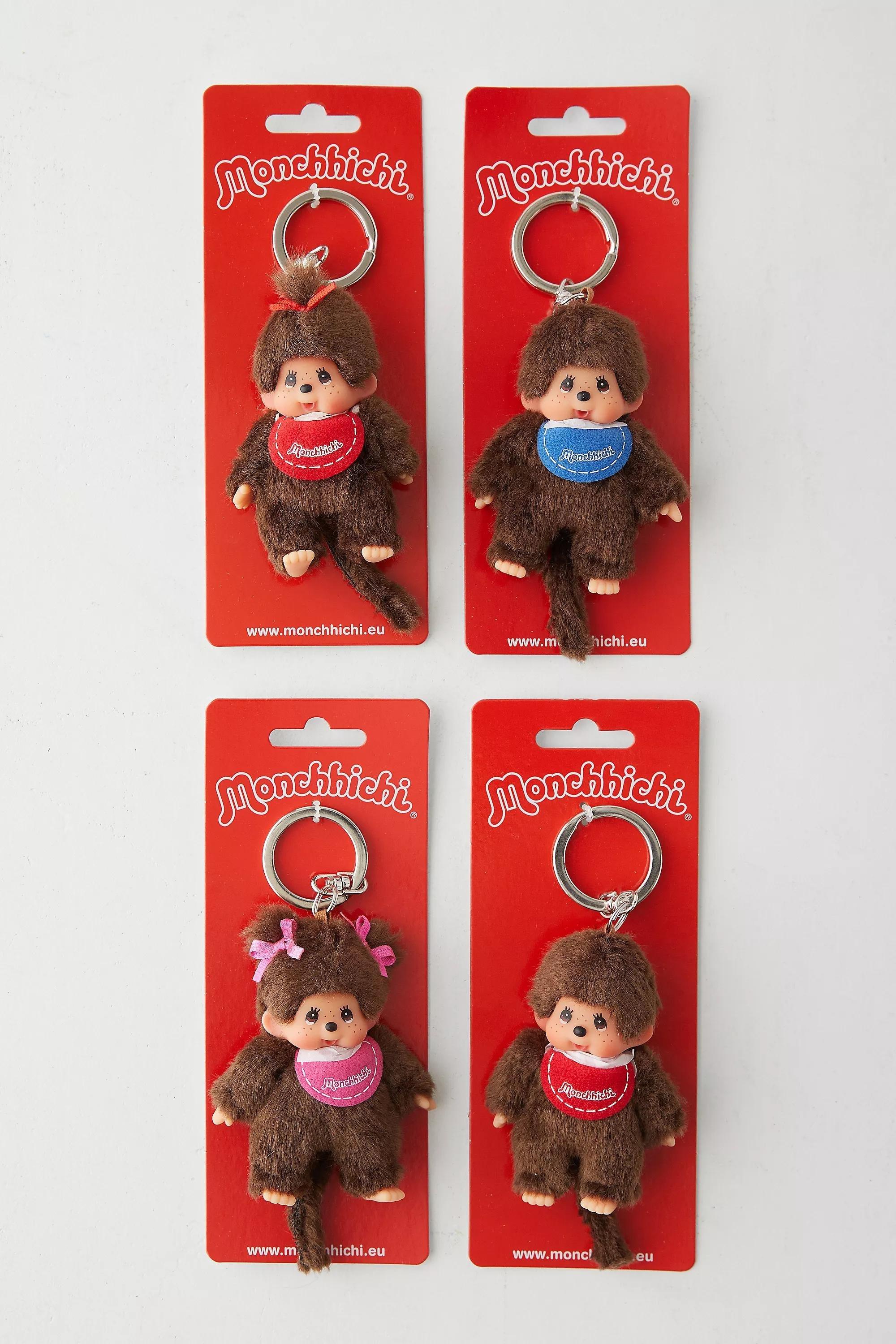 Multicolour Monchhichi Classic Keyring, ASSORT, large image number 2