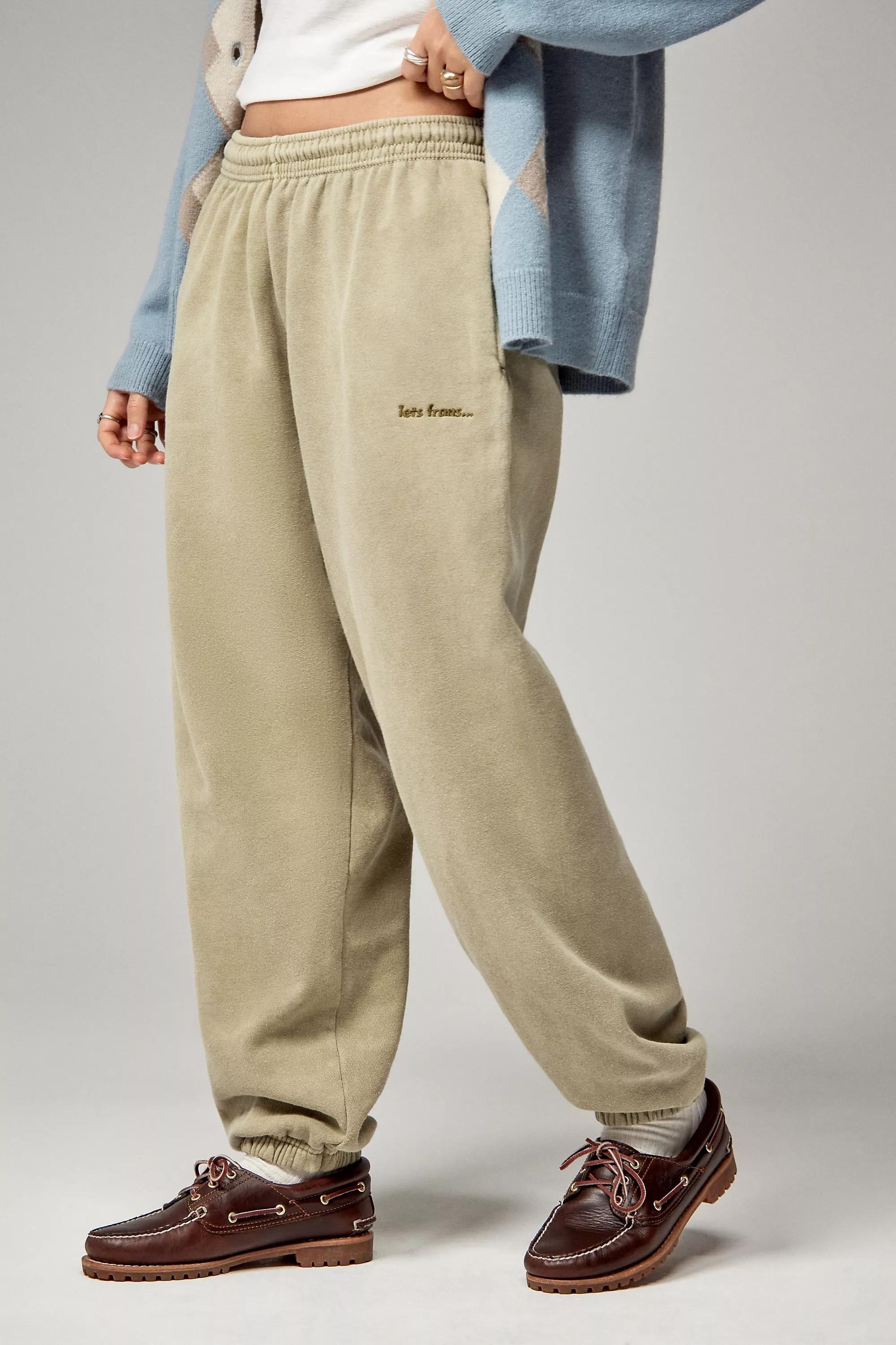 Beige Iets Frans... Light Sand Cuffed Joggers, , large image number 0