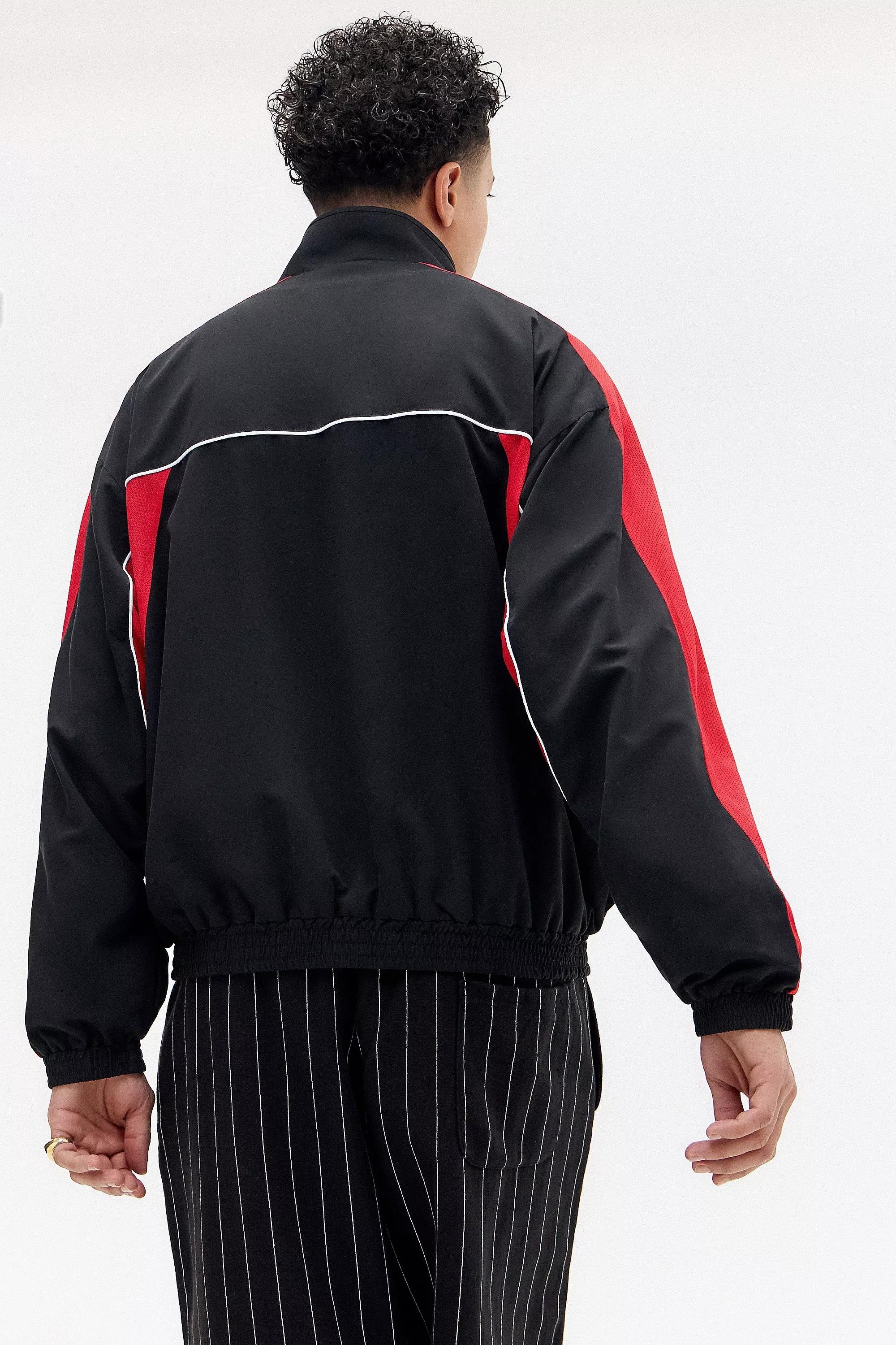 Black Iets Frans... Black Blake Mesh Track Jacket, , large image number 3