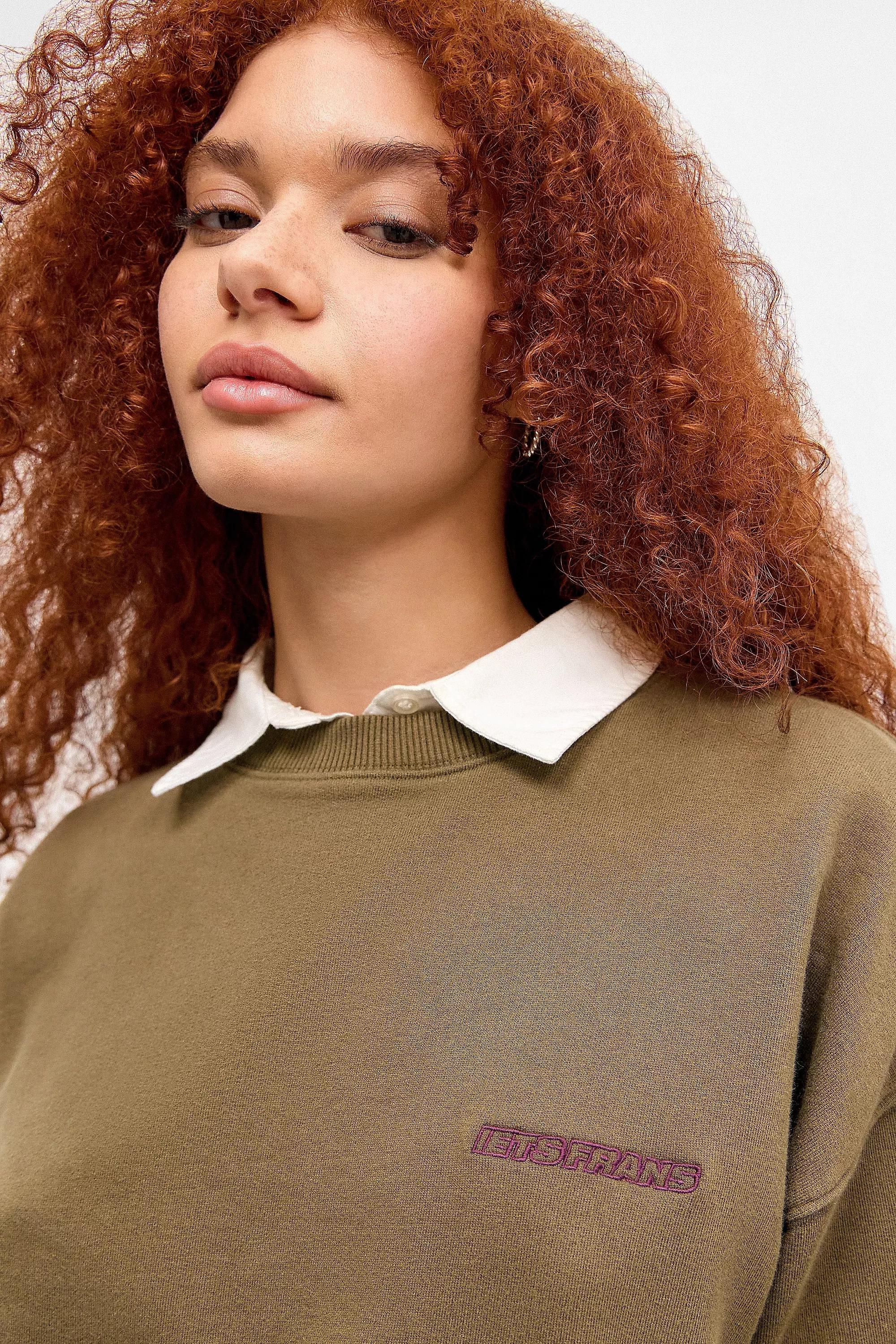 Khaki Iets Frans... Harri Piped Sweatshirt, , large image number 2