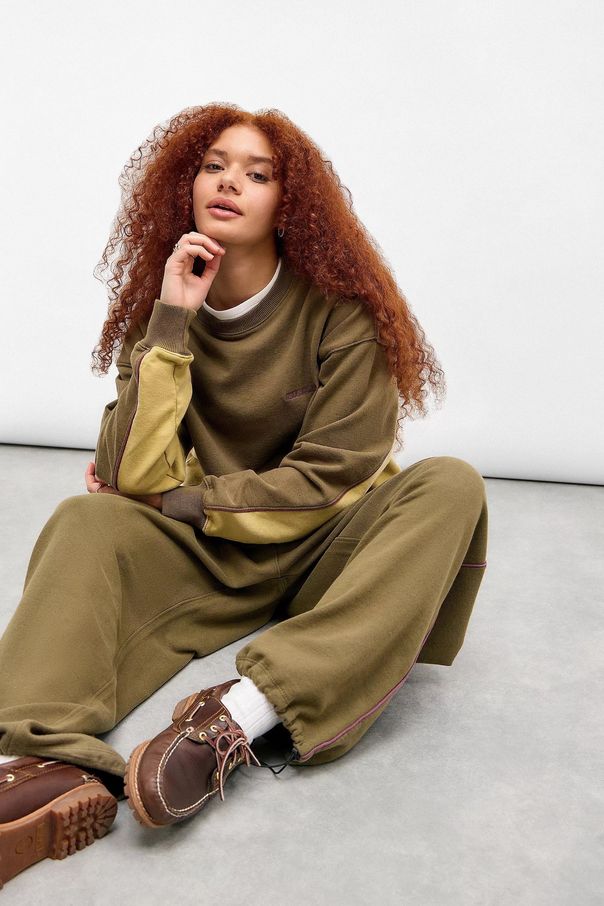 Khaki Iets Frans... Harri Piped Sweatshirt, , large image number 4