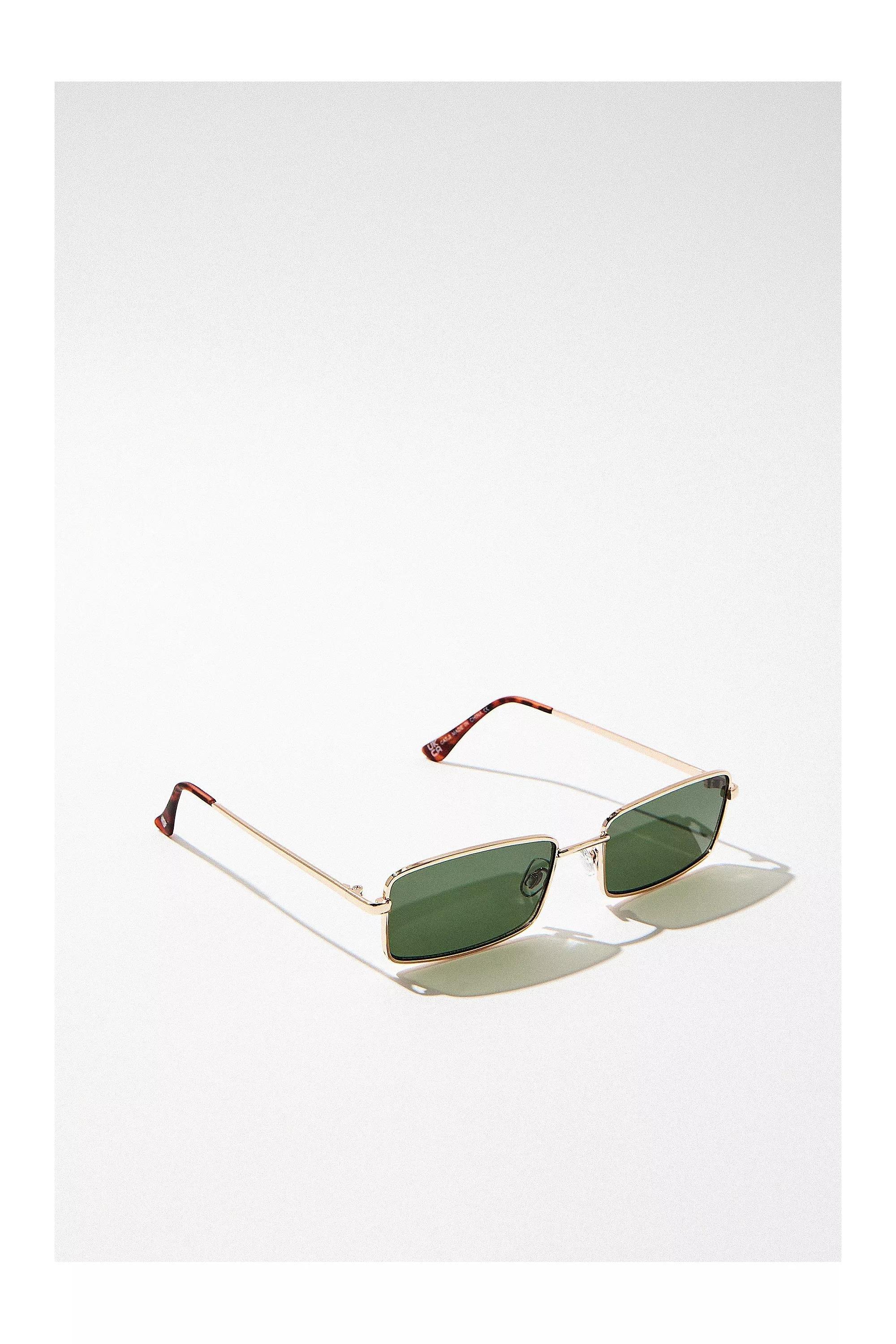 Green Uo Palmer Sunglasses, GRN, large image number 2