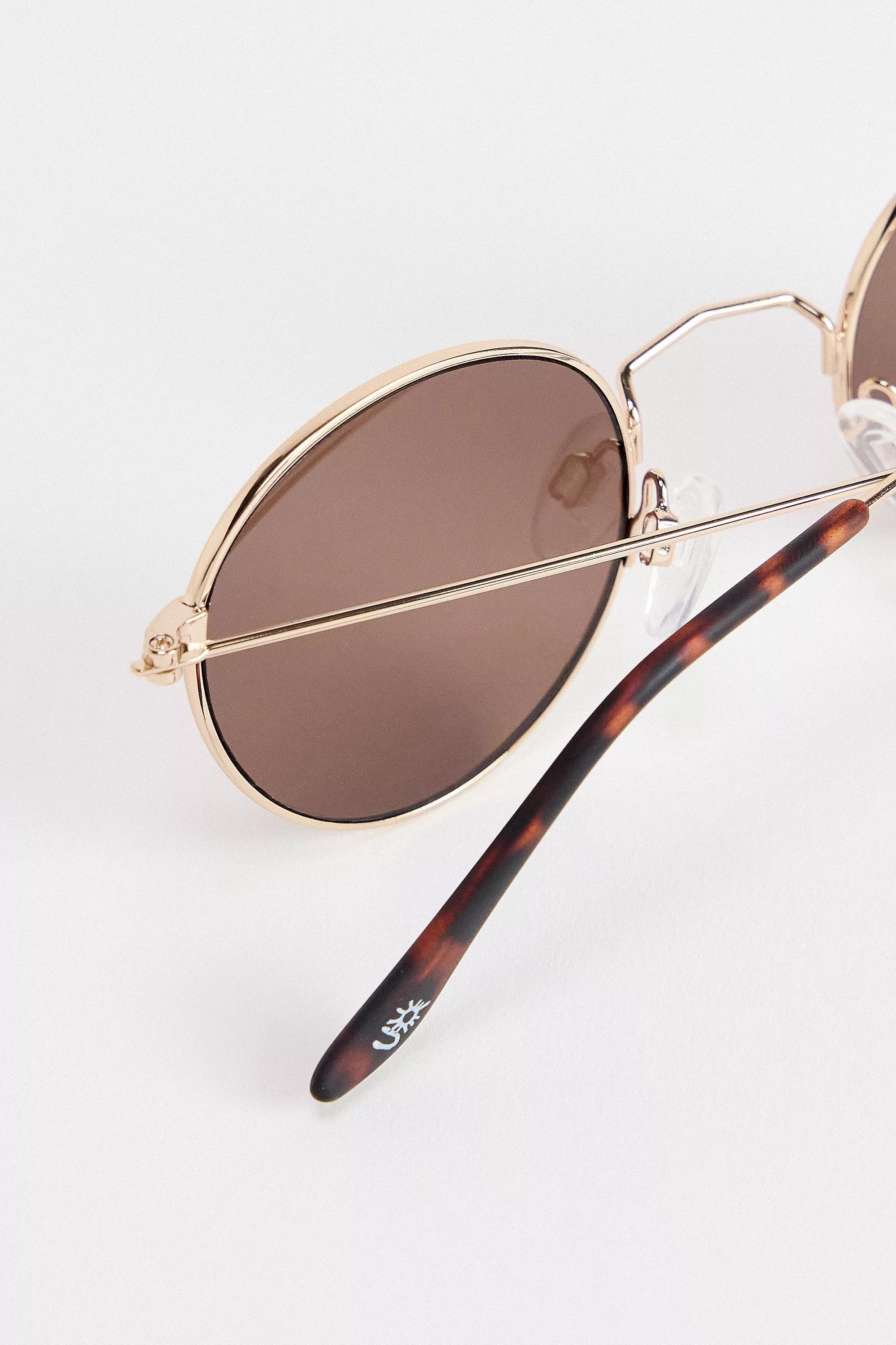 Brown Uo Liam Sunglasses, BRN, large image number 1