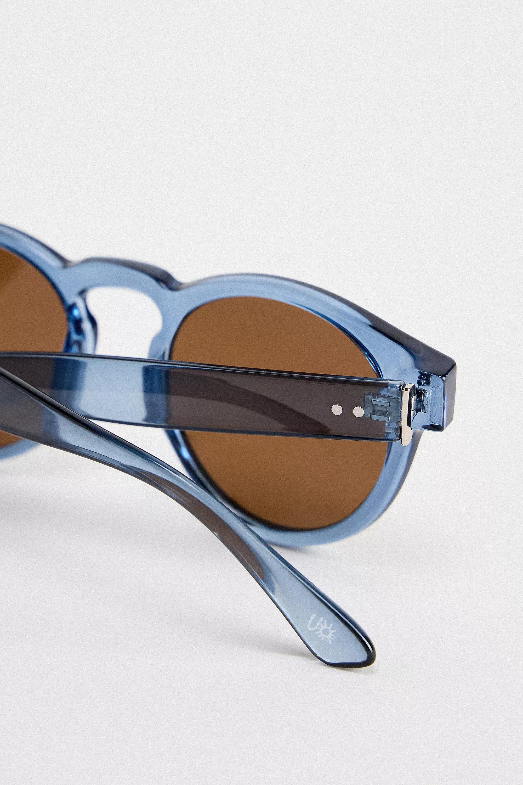 Navy Uo Braker Sunglasses, NAVY, large image number 1