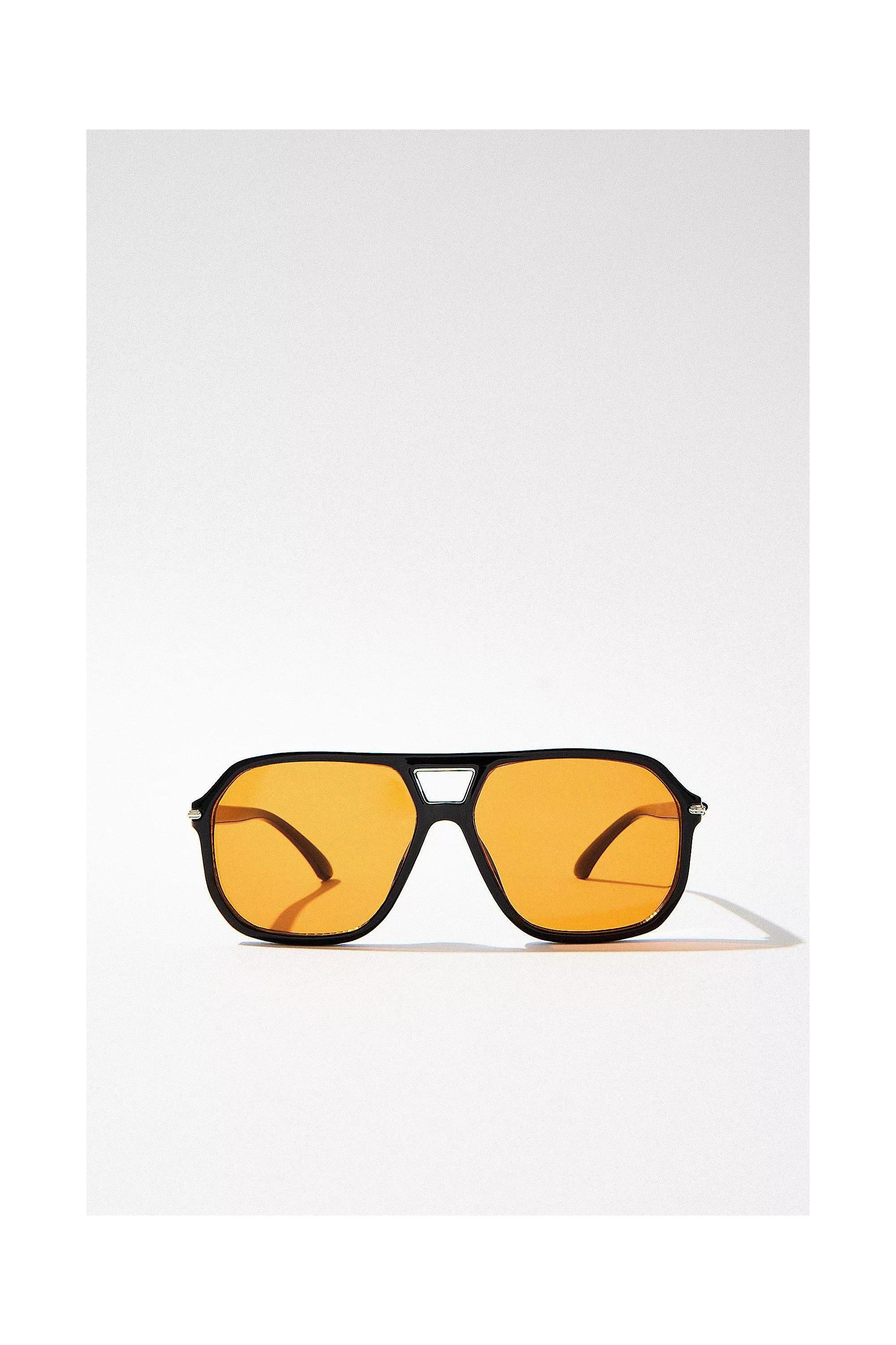 Orange Uo Frank Orange Sunglasses, ORANGE, large image number 0