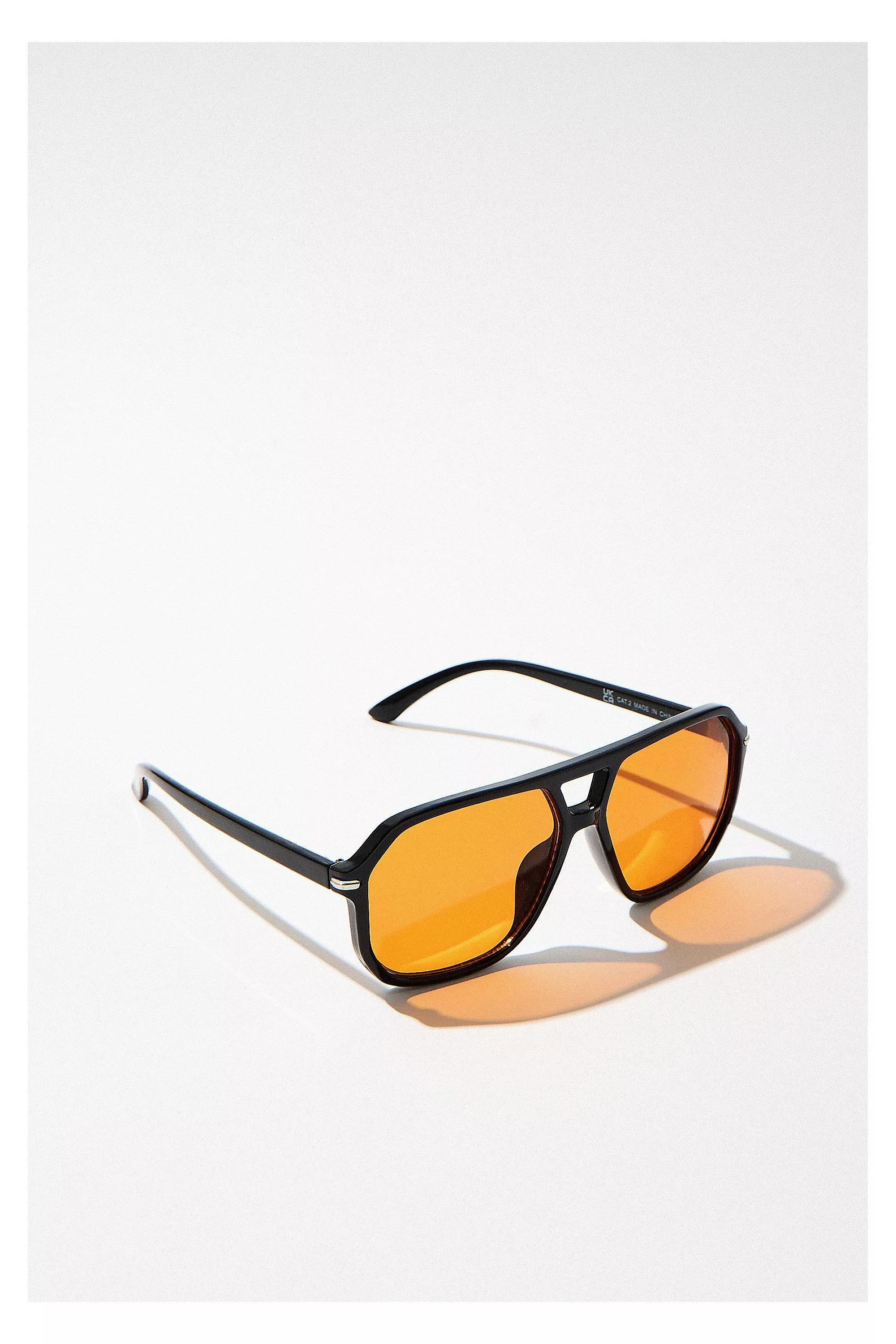 Orange Uo Frank Orange Sunglasses, ORANGE, large image number 2