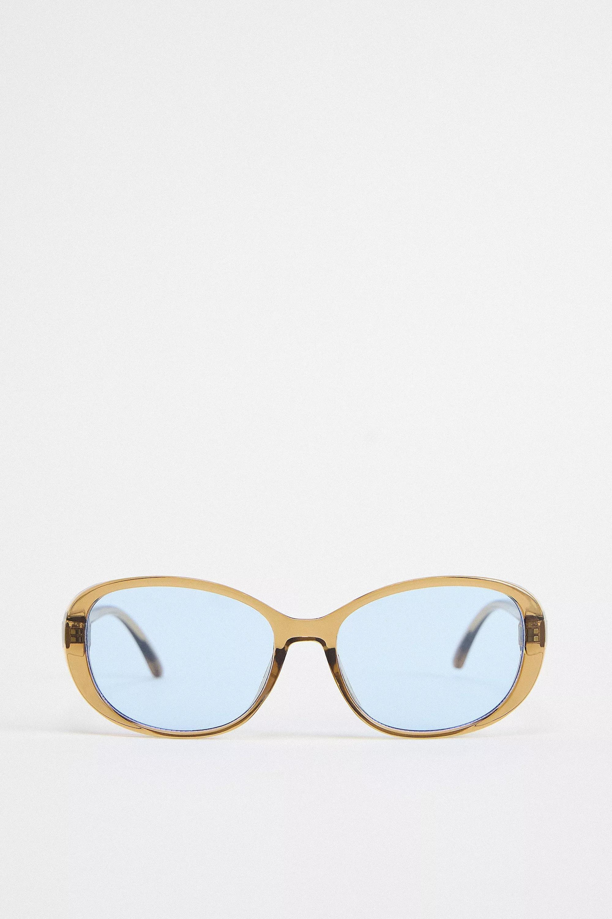 Blue Uo Blue Tint Terence Sunglasses, , medium