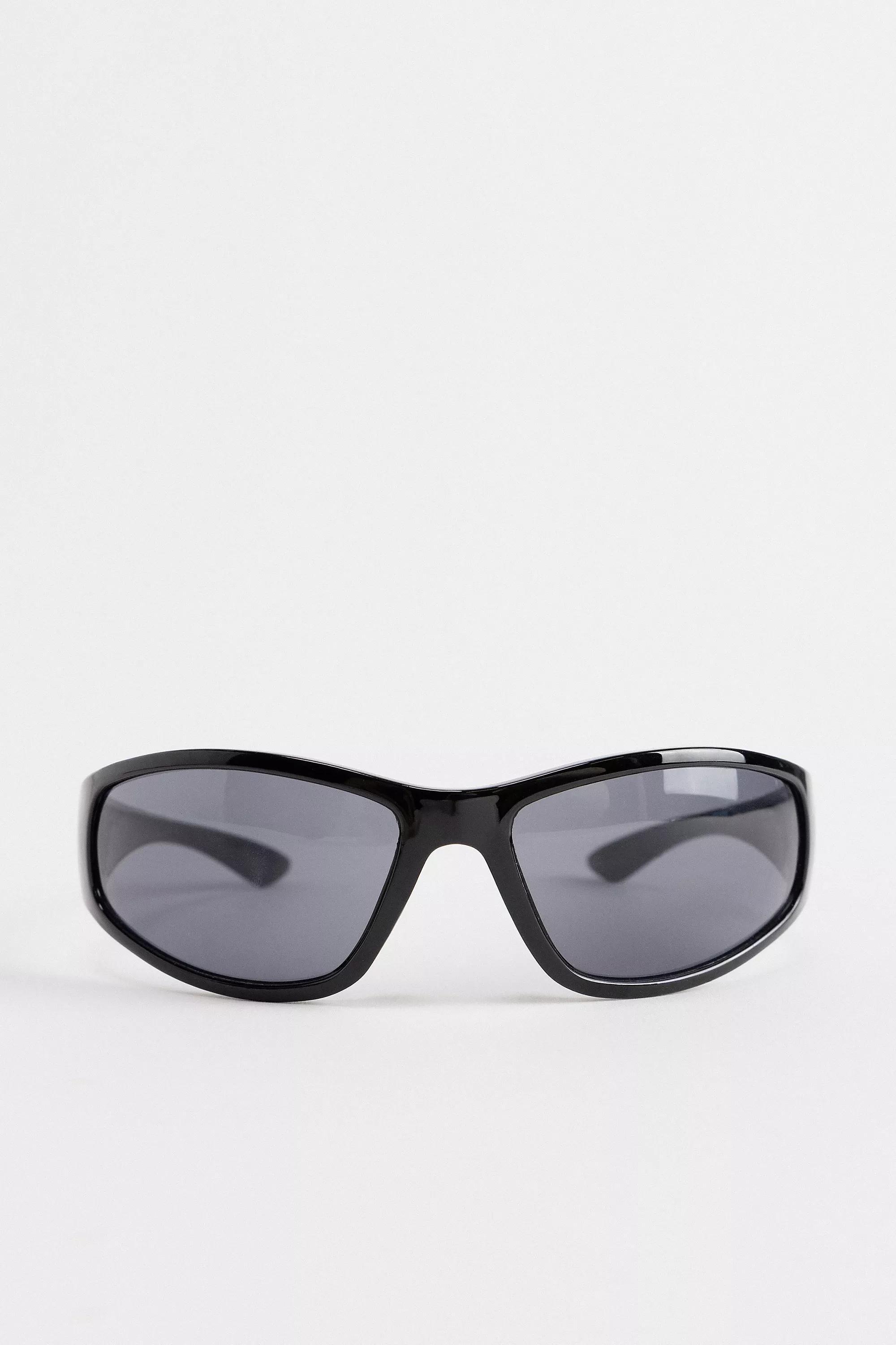 Black Iets Frans... Sports Wrap Sunglasses, BLK, large image number 0