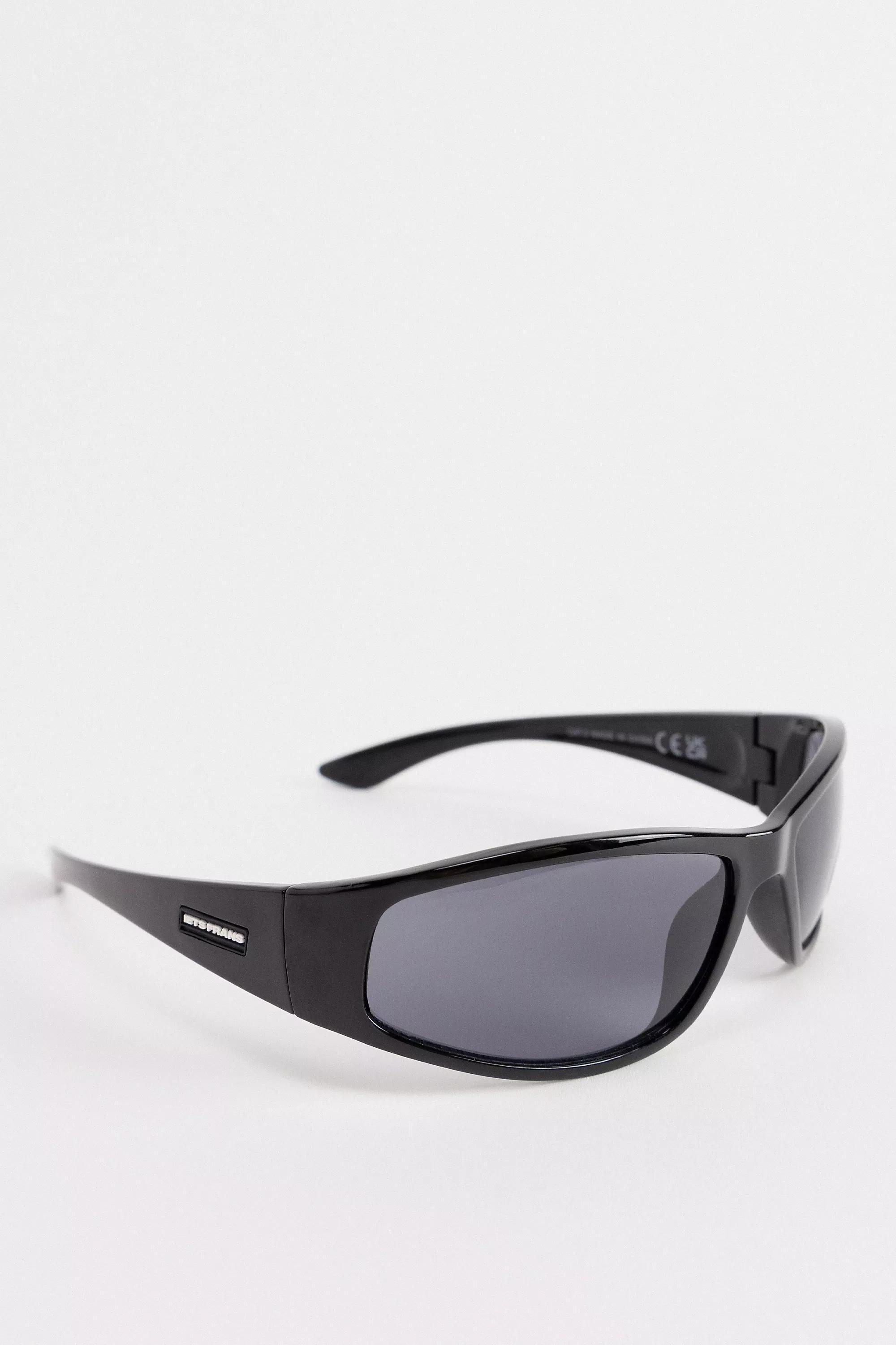 Black Iets Frans... Sports Wrap Sunglasses, BLK, large image number 1
