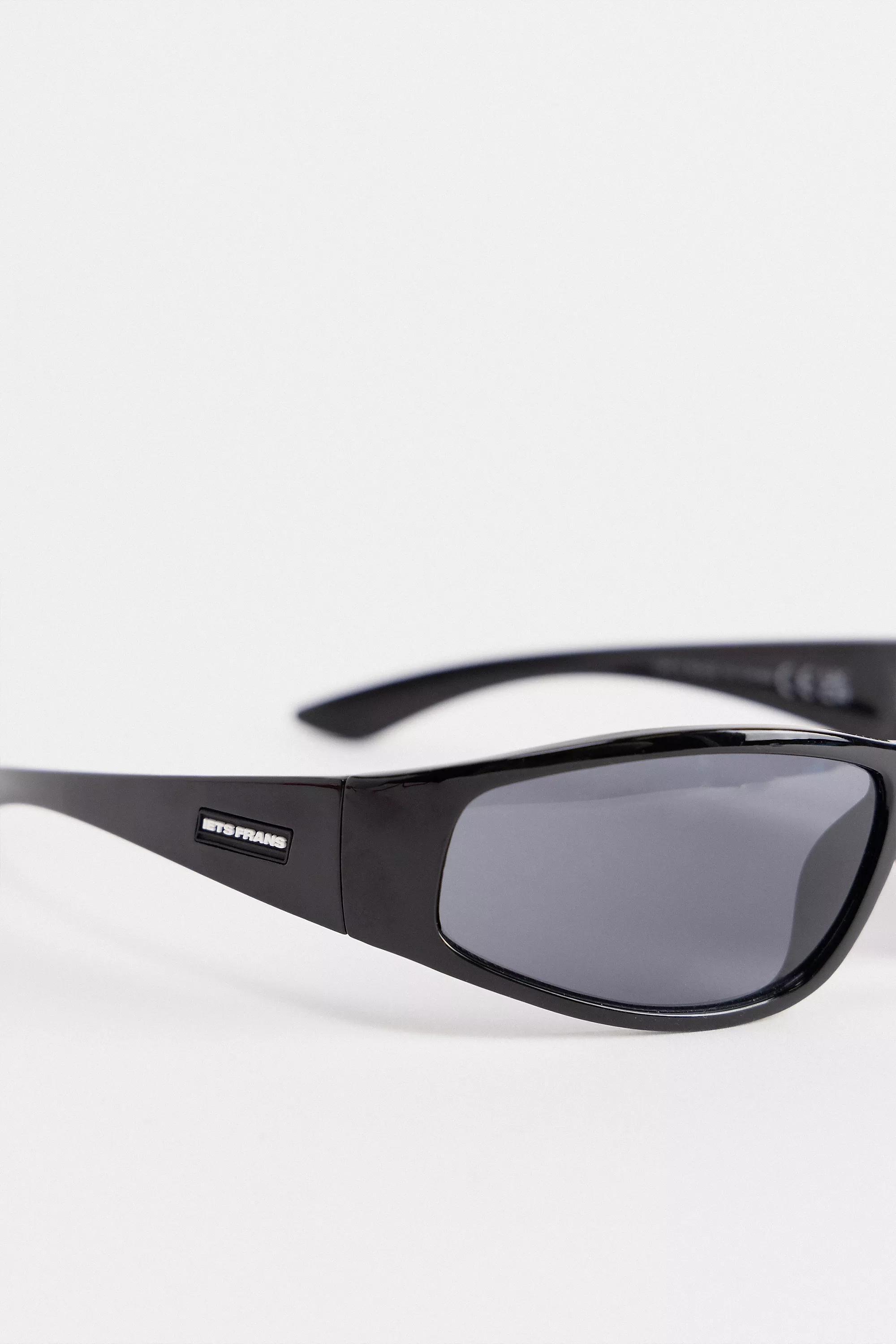 Black Iets Frans... Sports Wrap Sunglasses, BLK, large image number 2