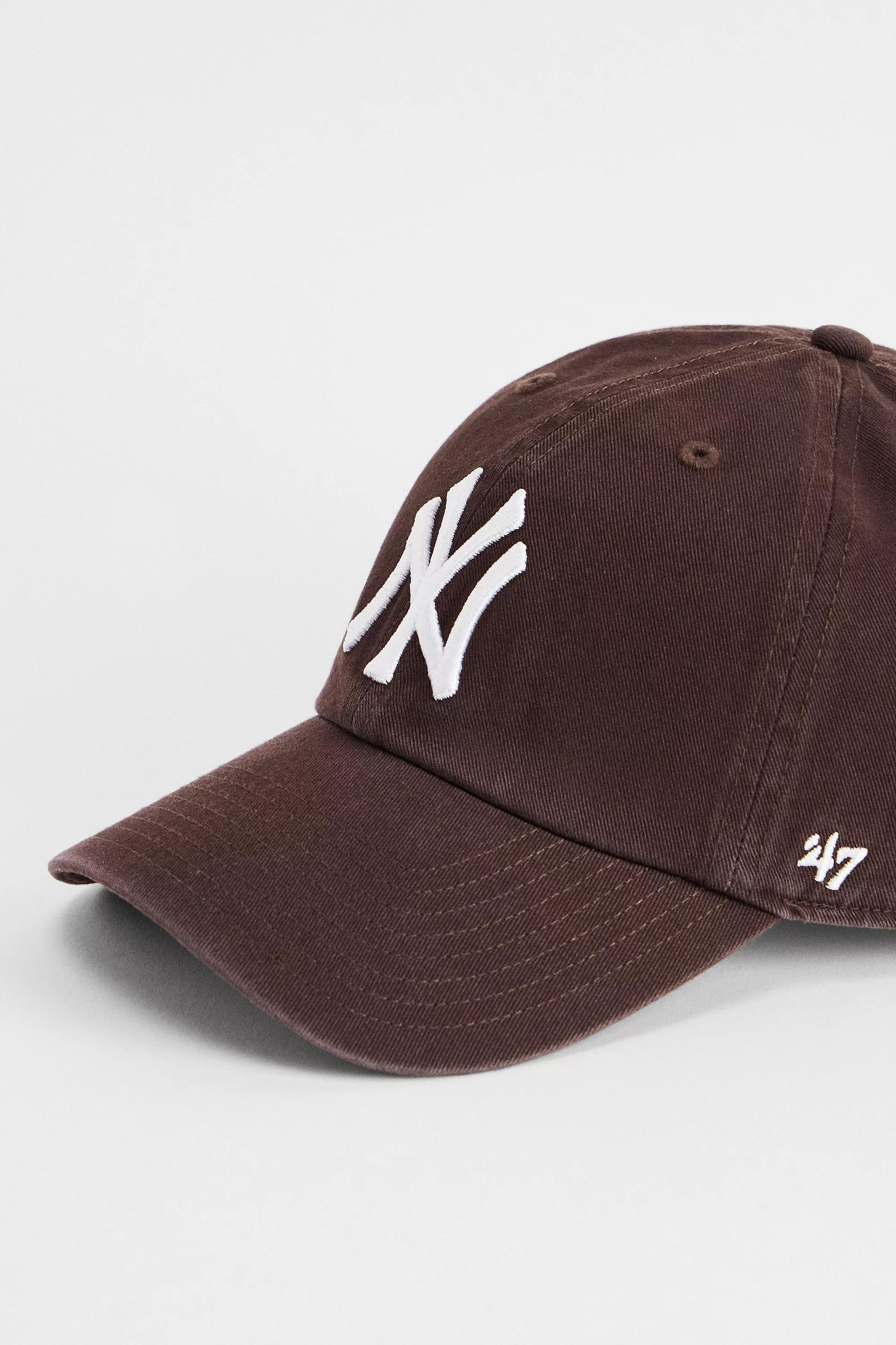 Brown47 Brand Brown Ny Yankees Clean Up Baseball Cap, BRN, large image number 1