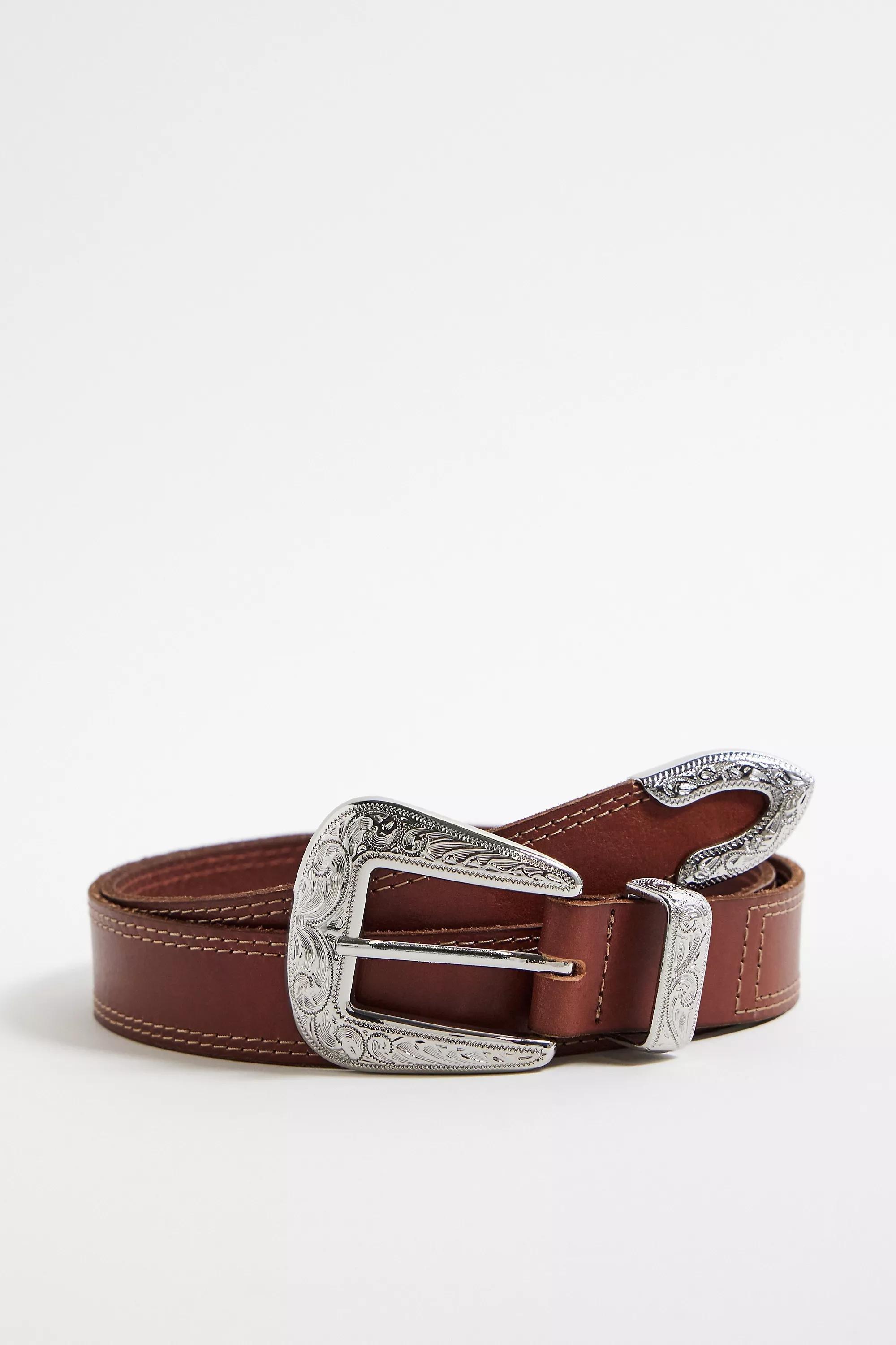 UO Cedar Stitched Leather Buckle, , large image number 1