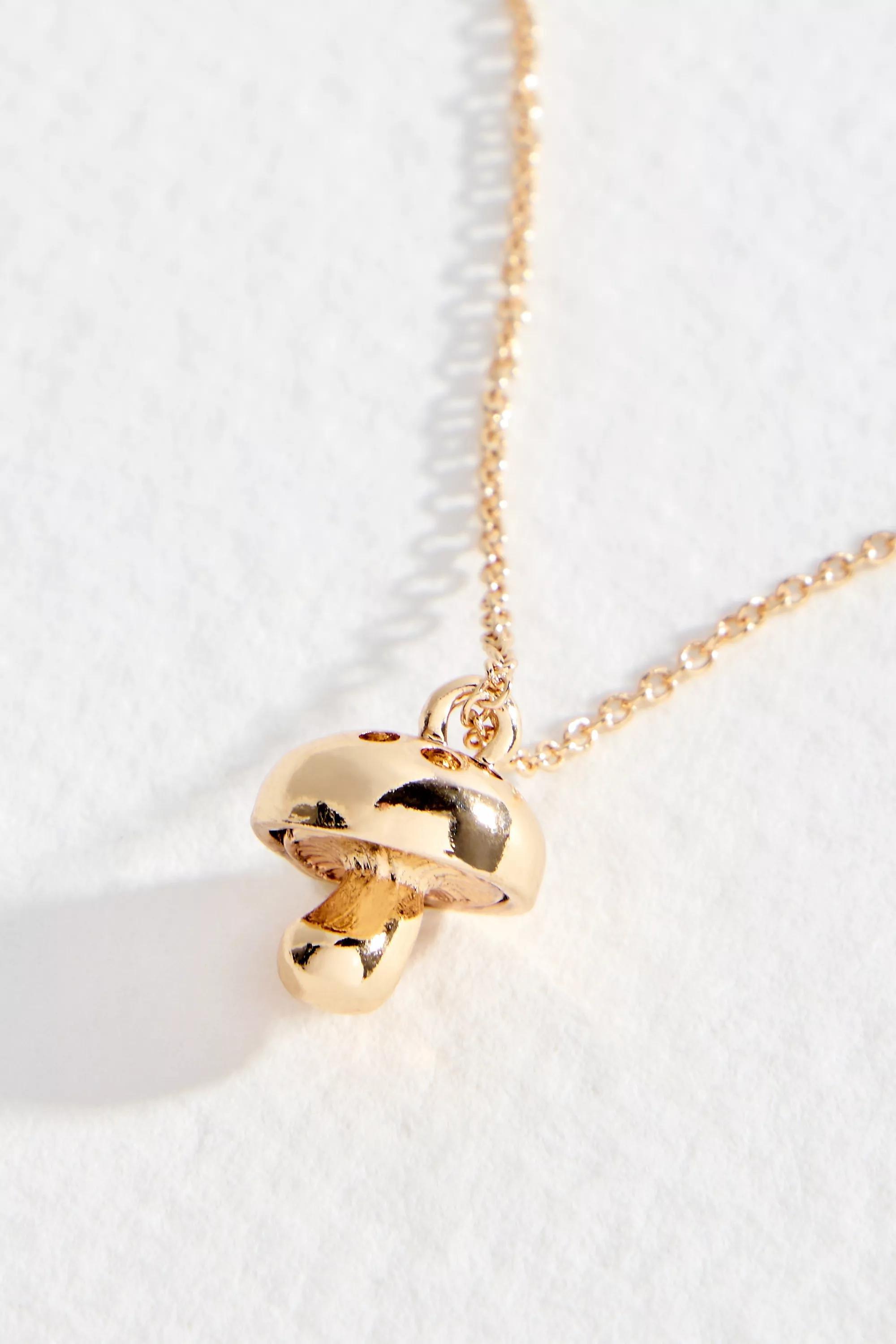 Gold Silence + Noise Charm Pendant Necklace, GOLD, large image number 0