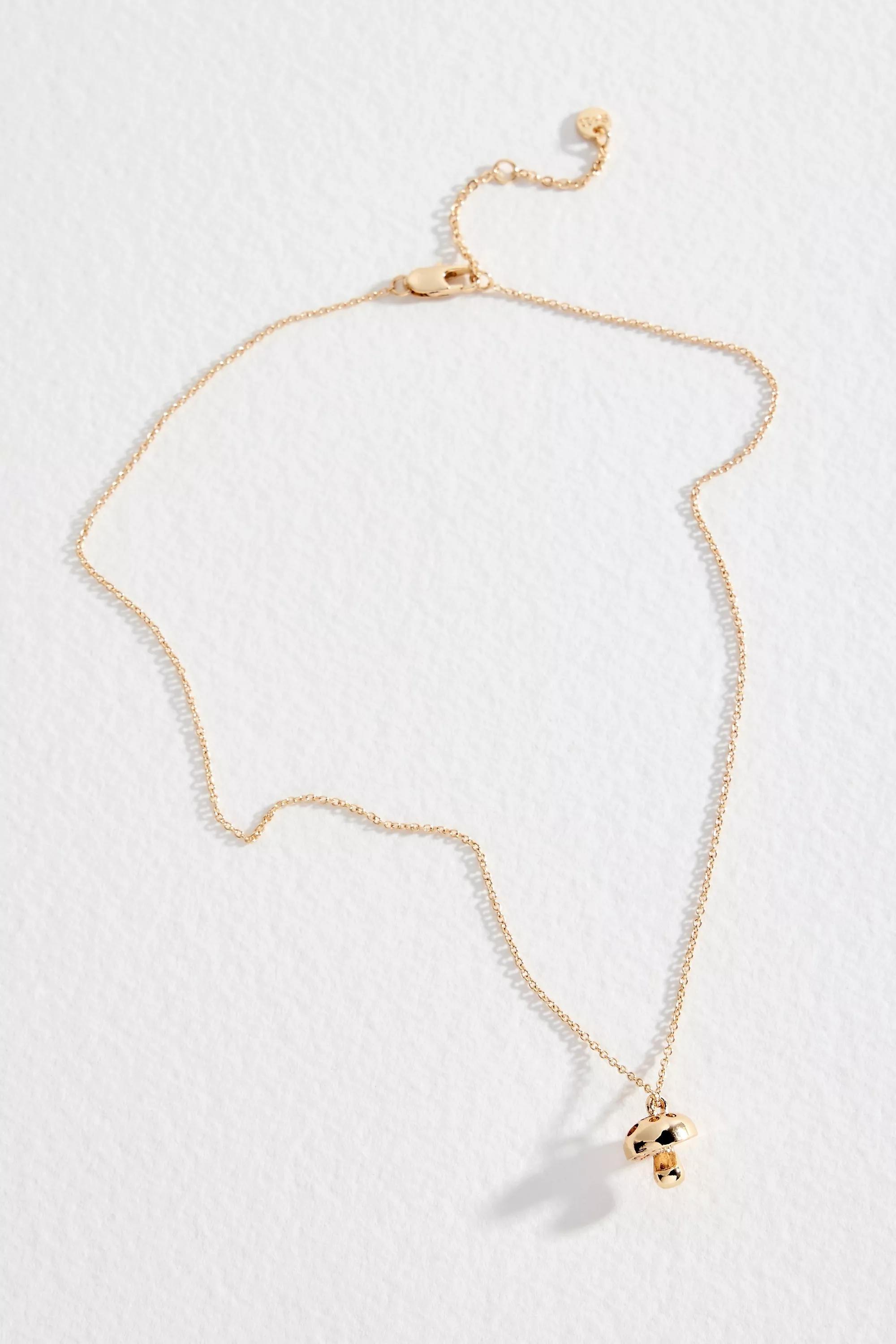 Gold Silence + Noise Charm Pendant Necklace, GOLD, large image number 2