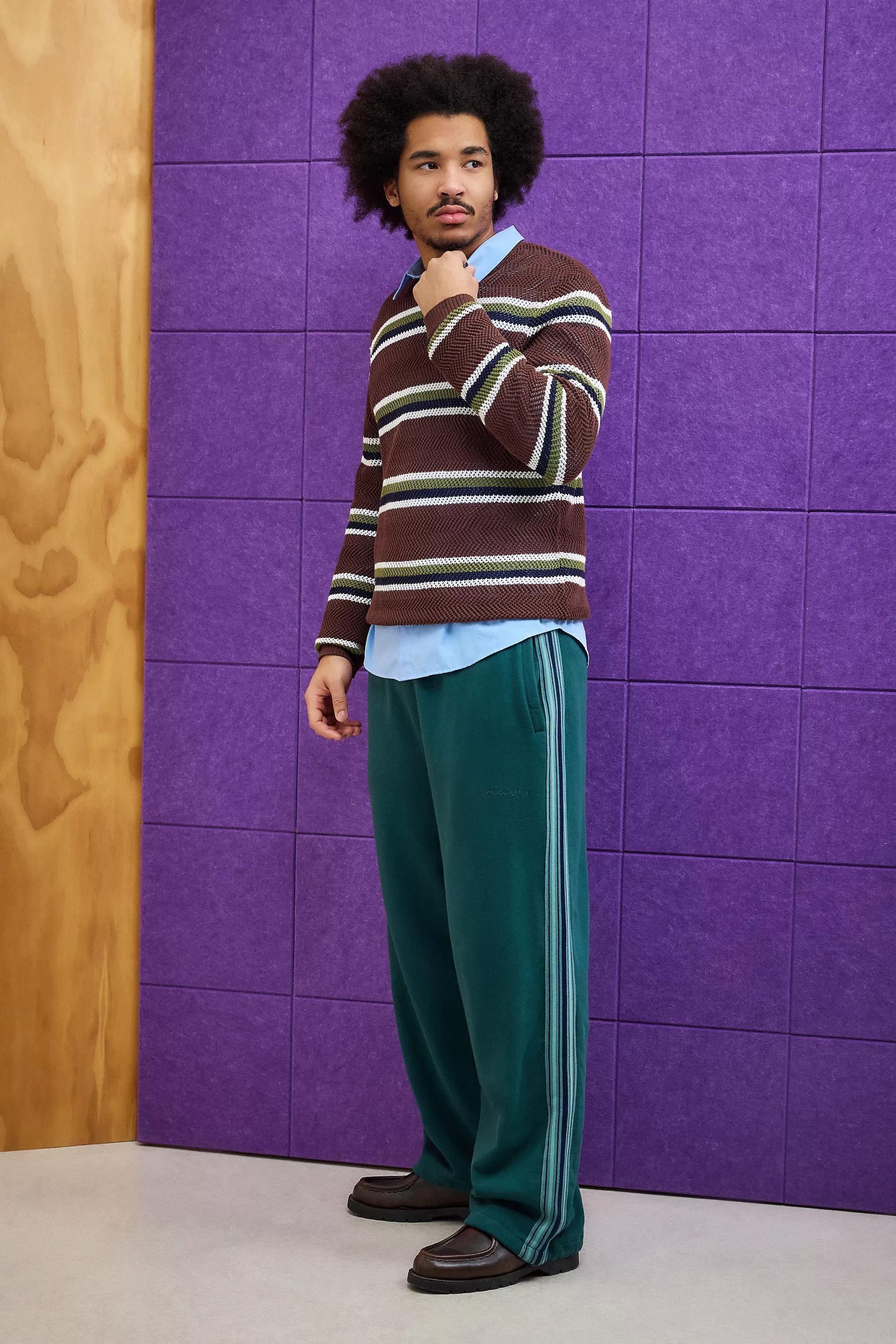 Blue Iets Frans... Harri Taped Joggers, , large image number 1