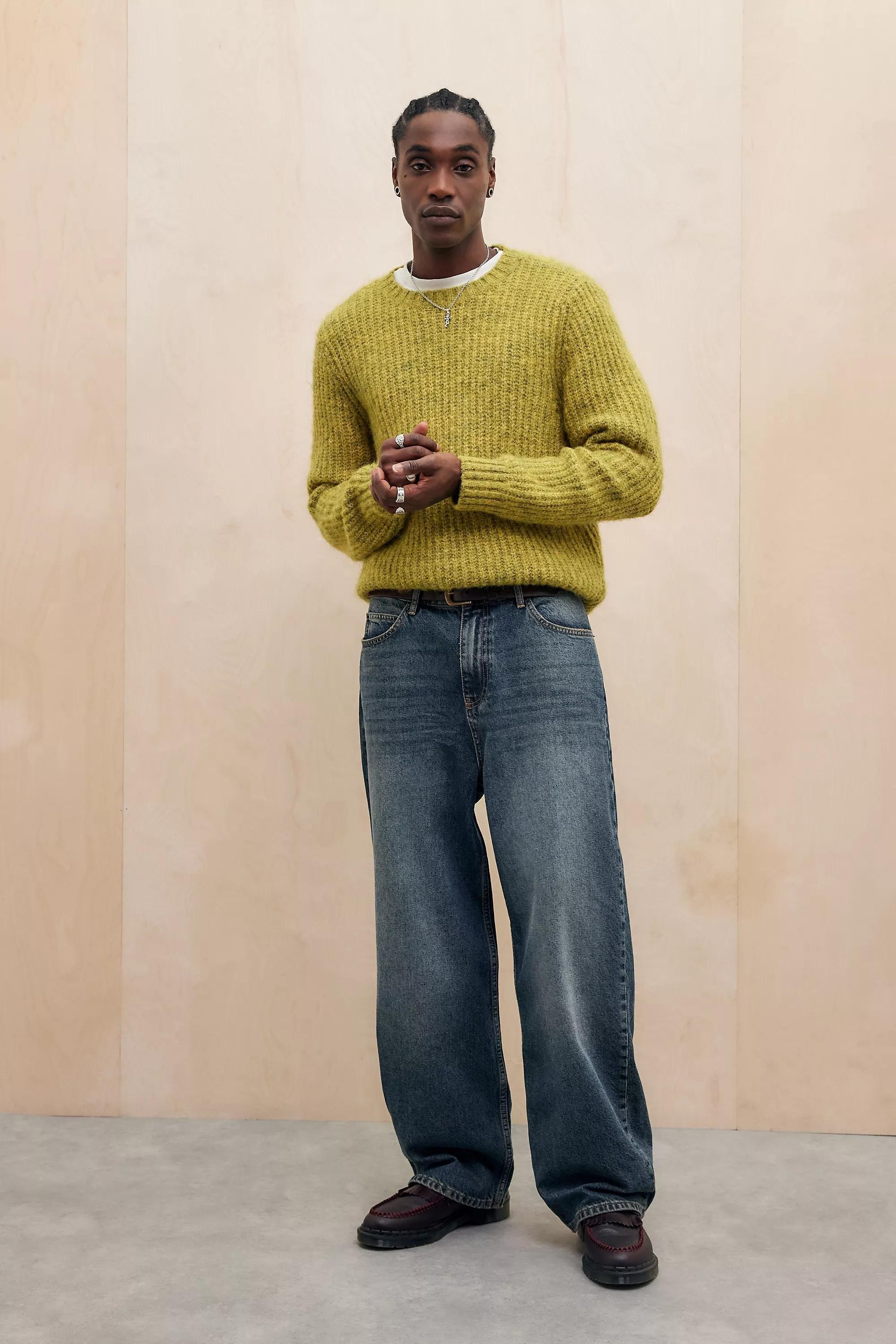 Blue Bdg Detailed Jeans, BLUE, medium