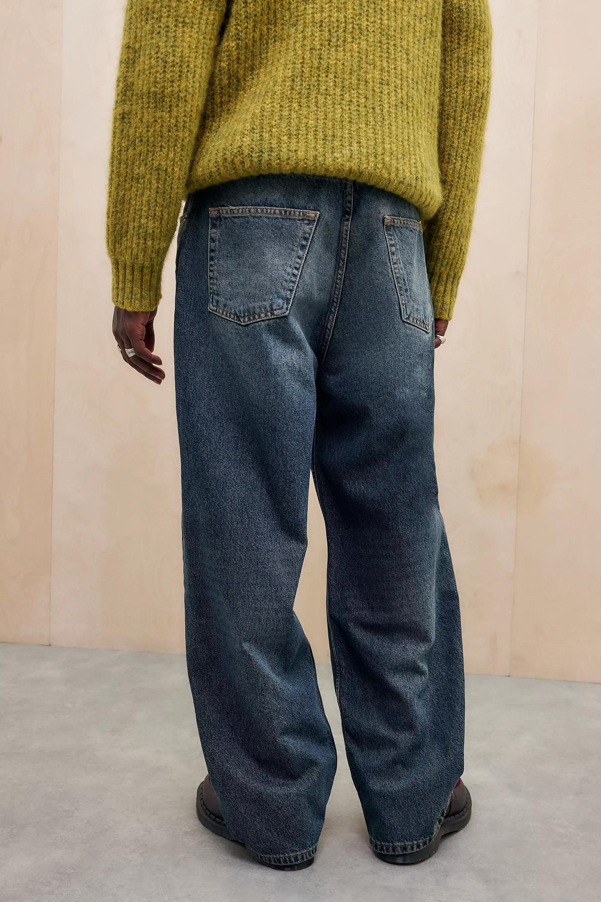 Blue Bdg Detailed Jeans, BLUE, large image number 3