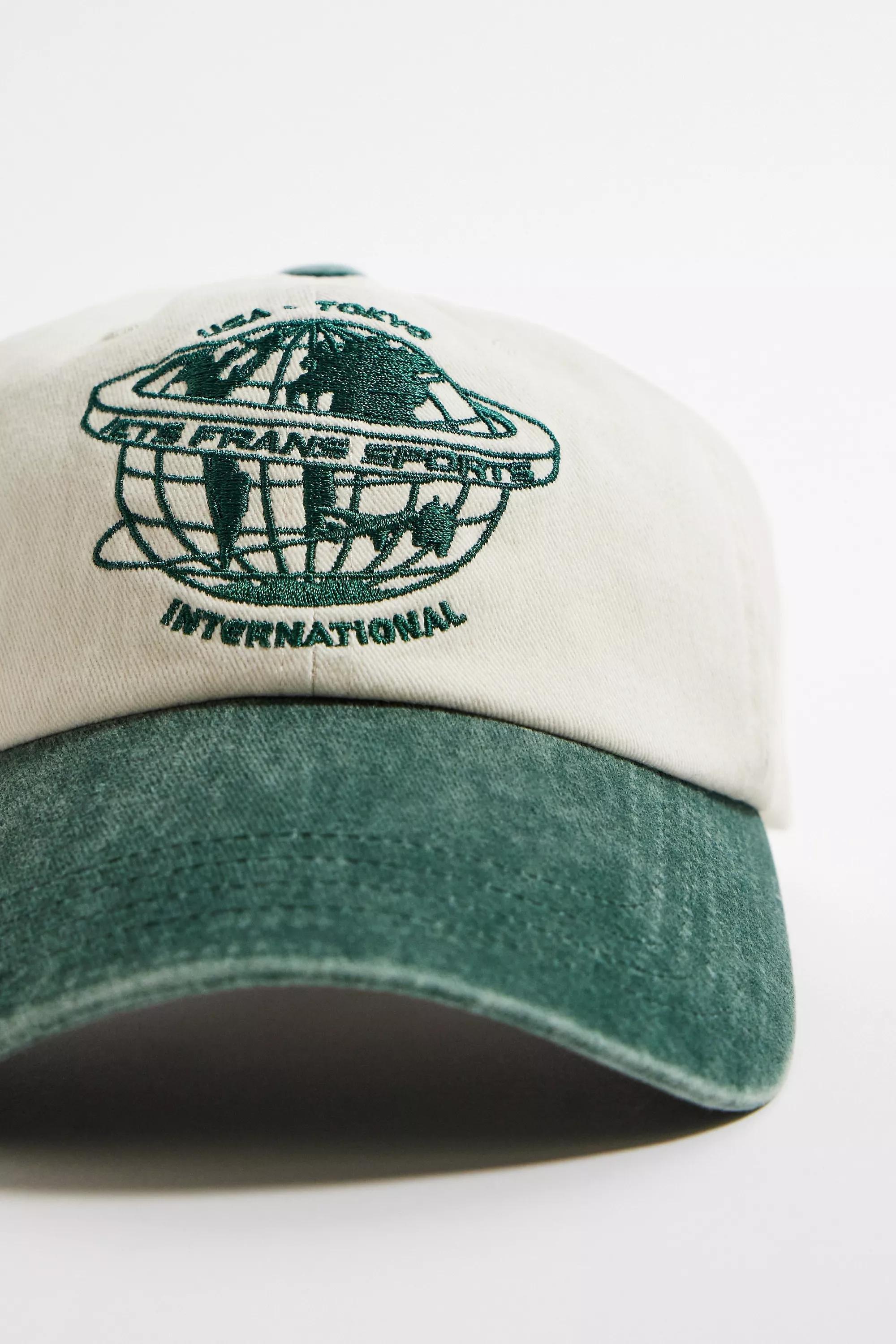 Green Iets Frans... Globe Embroidered Cap, GRN, large image number 1