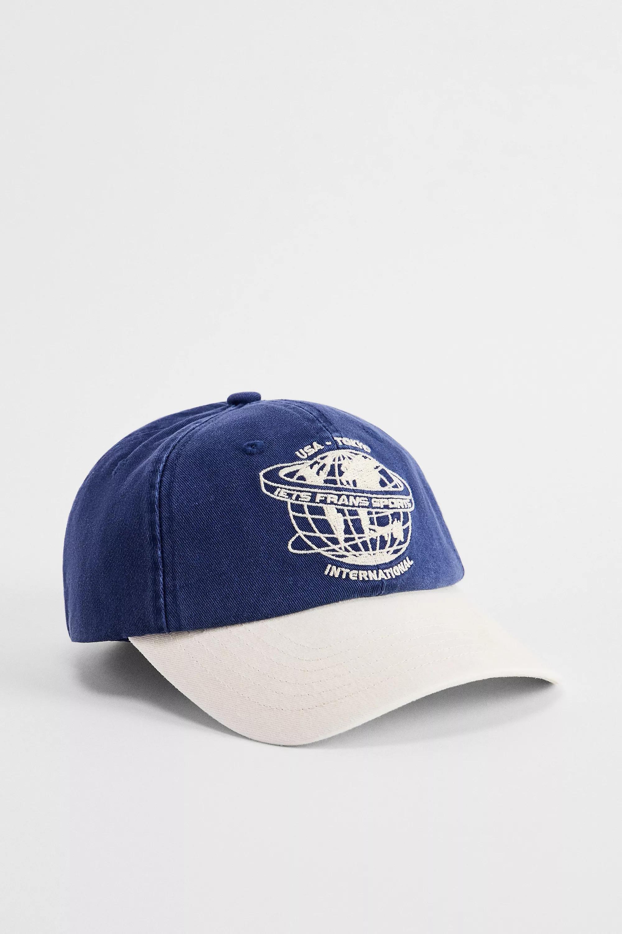 Blue Iets Frans... Globe Embroidered Cap, BLUE, large image number 0